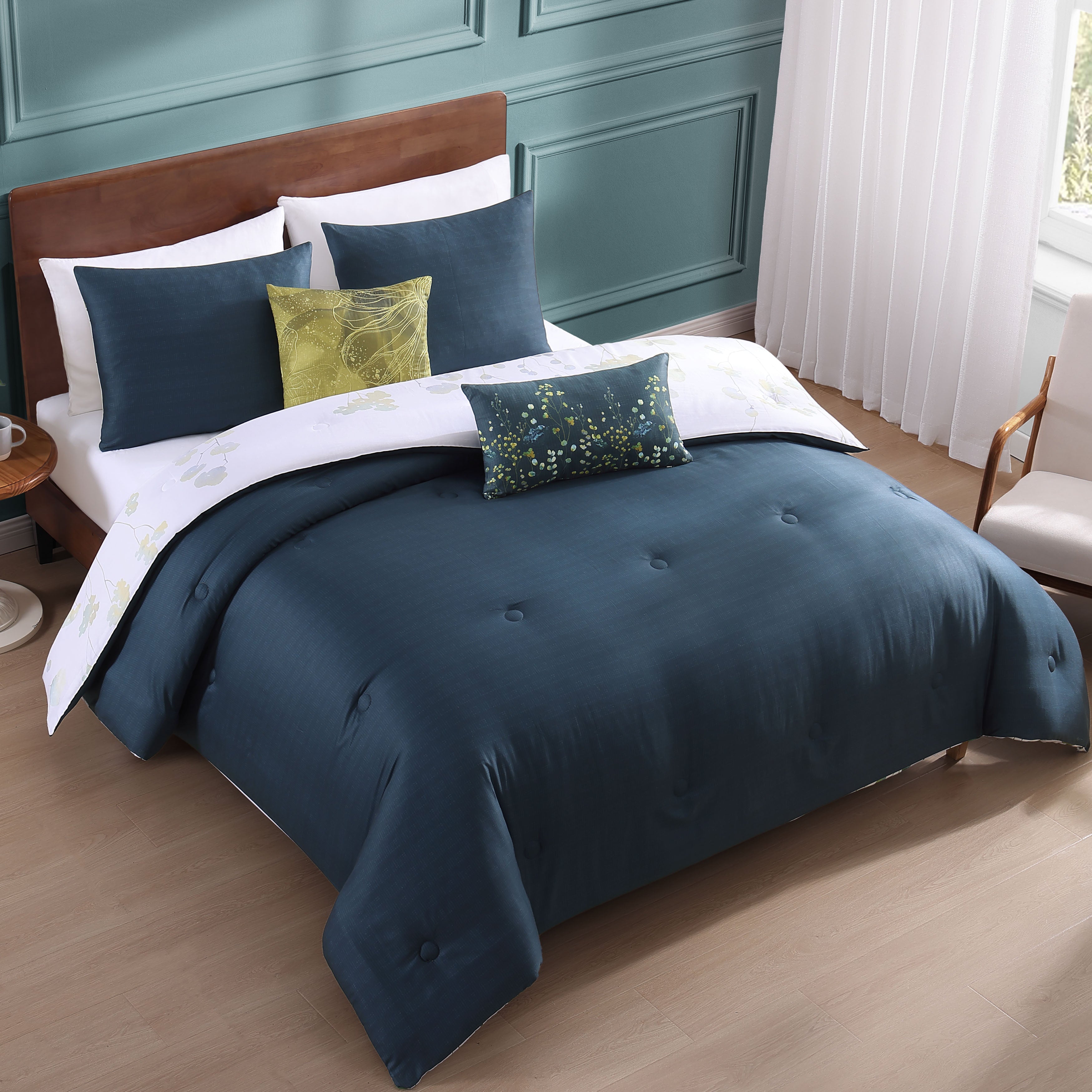 Bebejan Abstract Vines 5 Piece Reversible Comforter Set Comforter Sets By Bebejan®