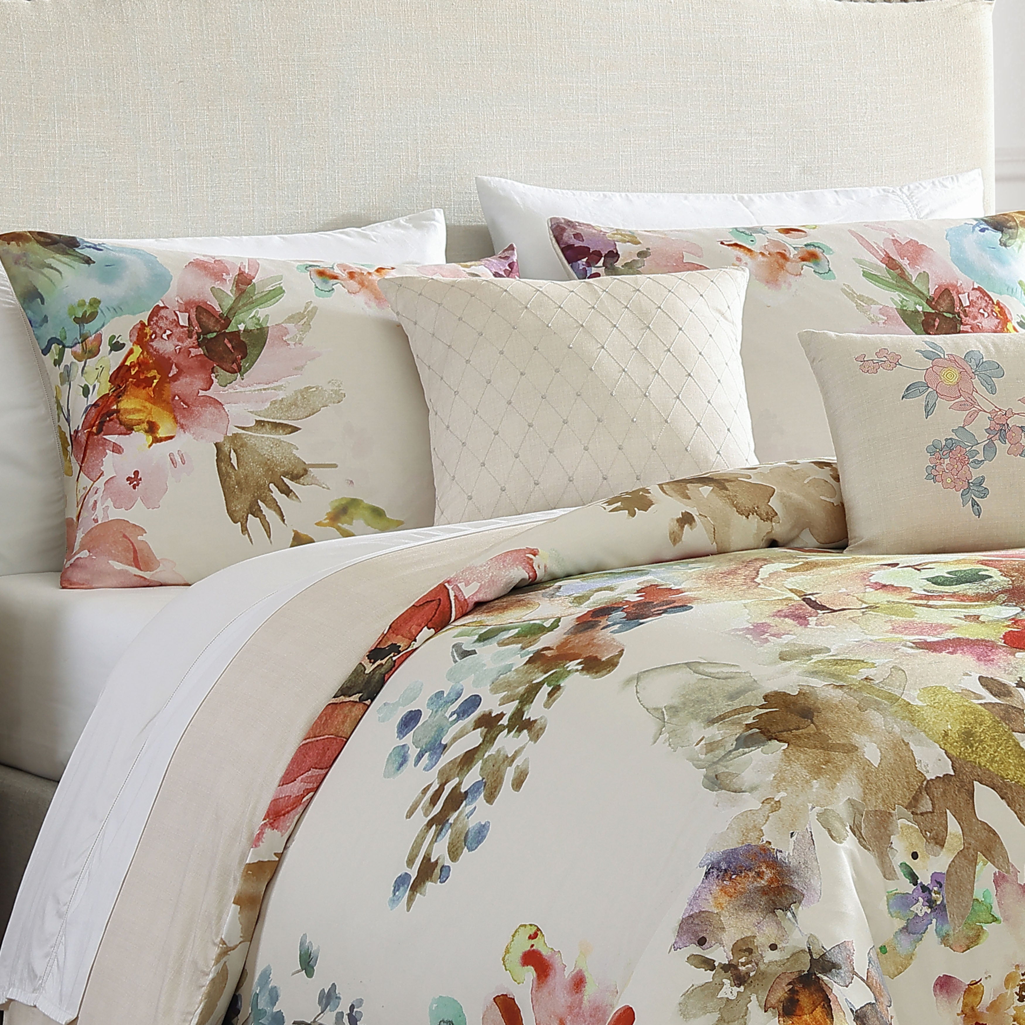 Bebejan Antique Flowers Ivory 5 Piece Reversible Comforter Set Comforter Sets By Bebejan®