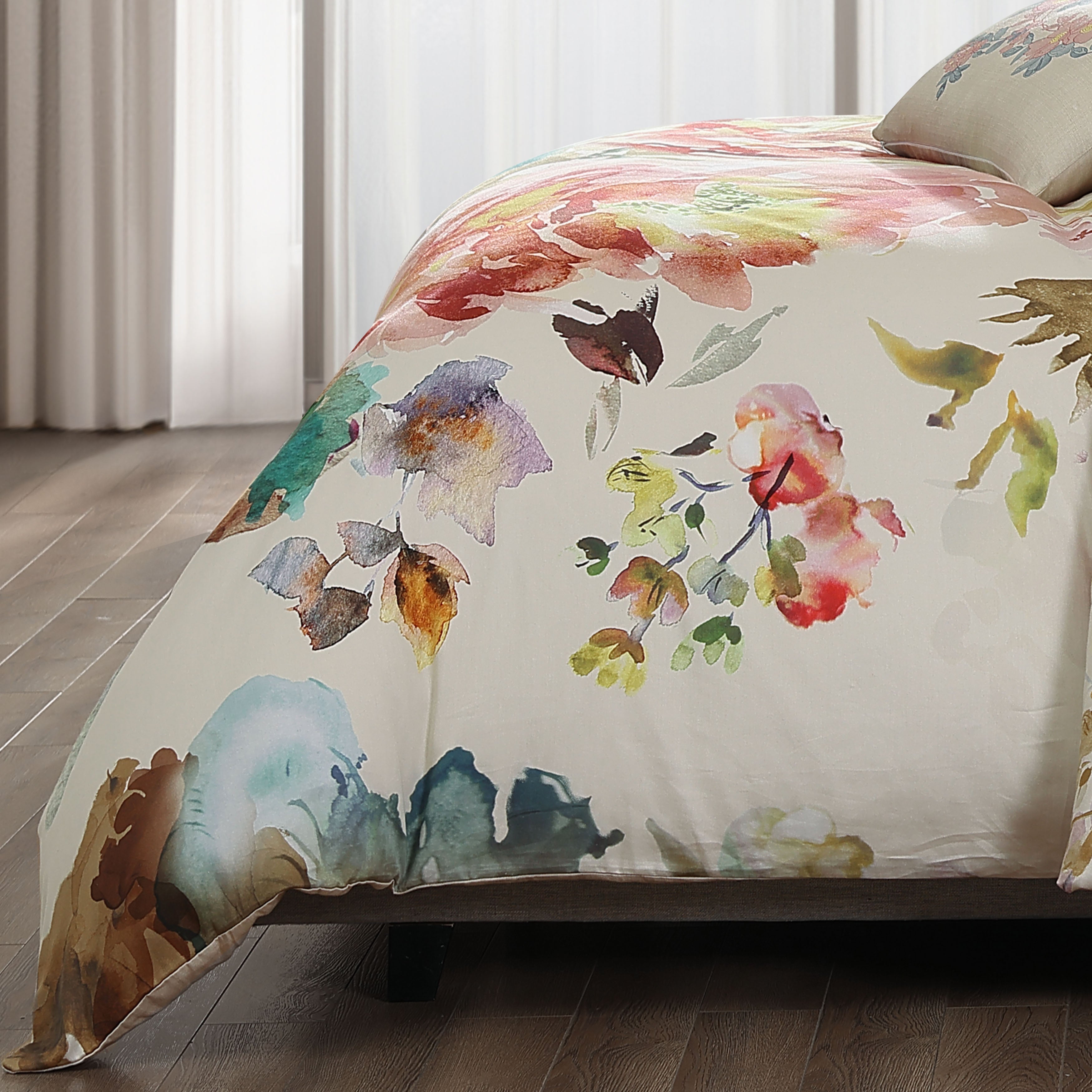 Bebejan Antique Flowers Ivory 5 Piece Reversible Comforter Set Comforter Sets By Bebejan®