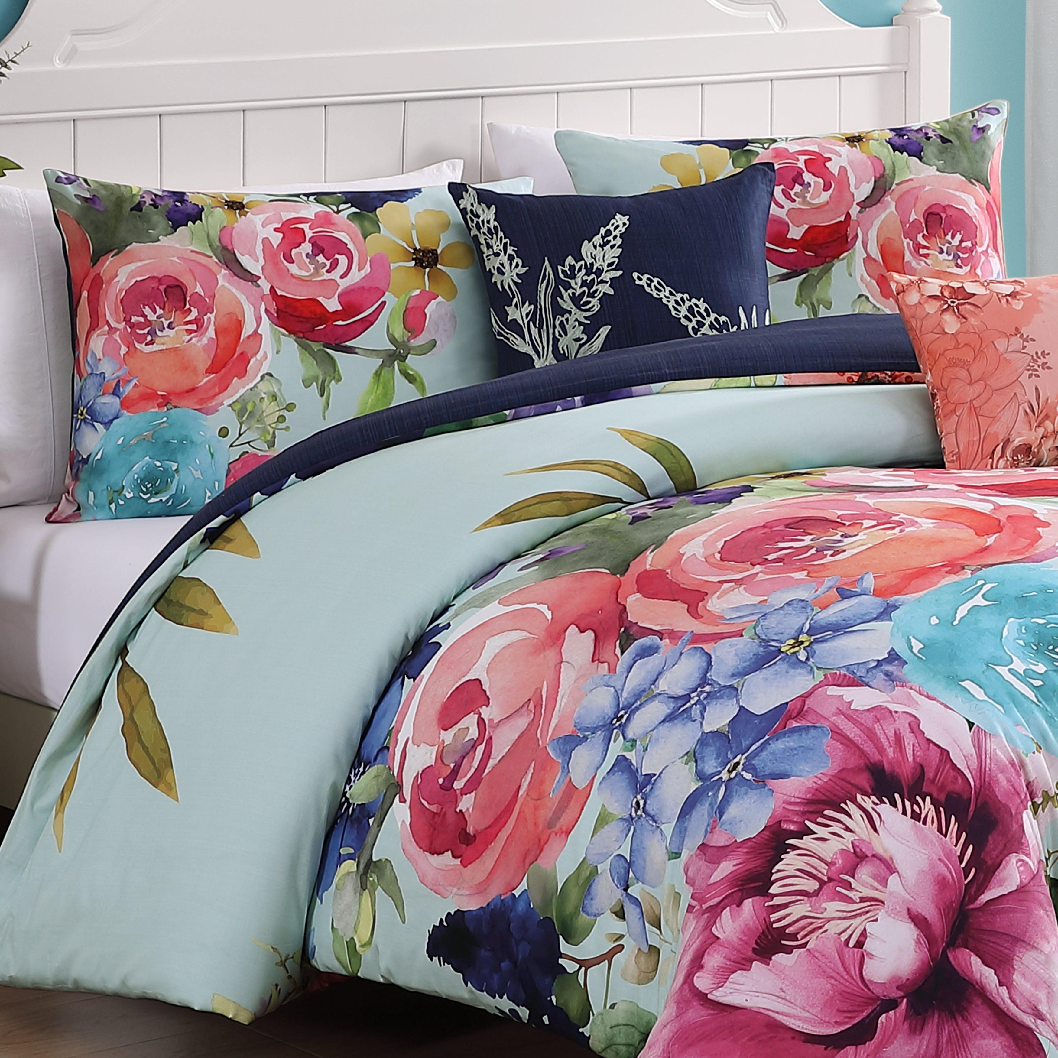 Bebejan Aqua Fiesta 5 Piece Reversible Comforter Set Comforter Sets By Bebejan®