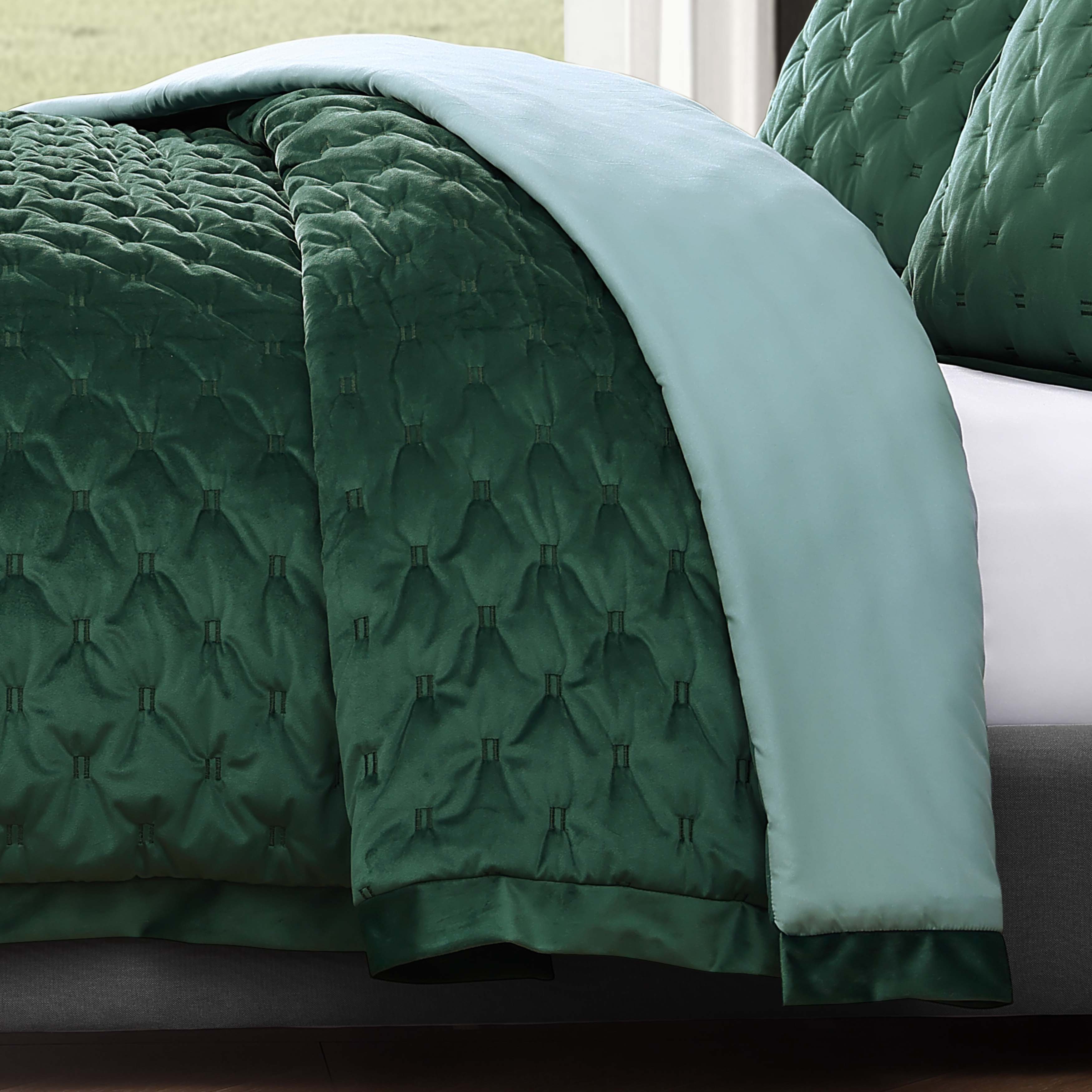 Bebejan 3 Piece Velvet Comforter Set Comforter Sets By Bebejan®