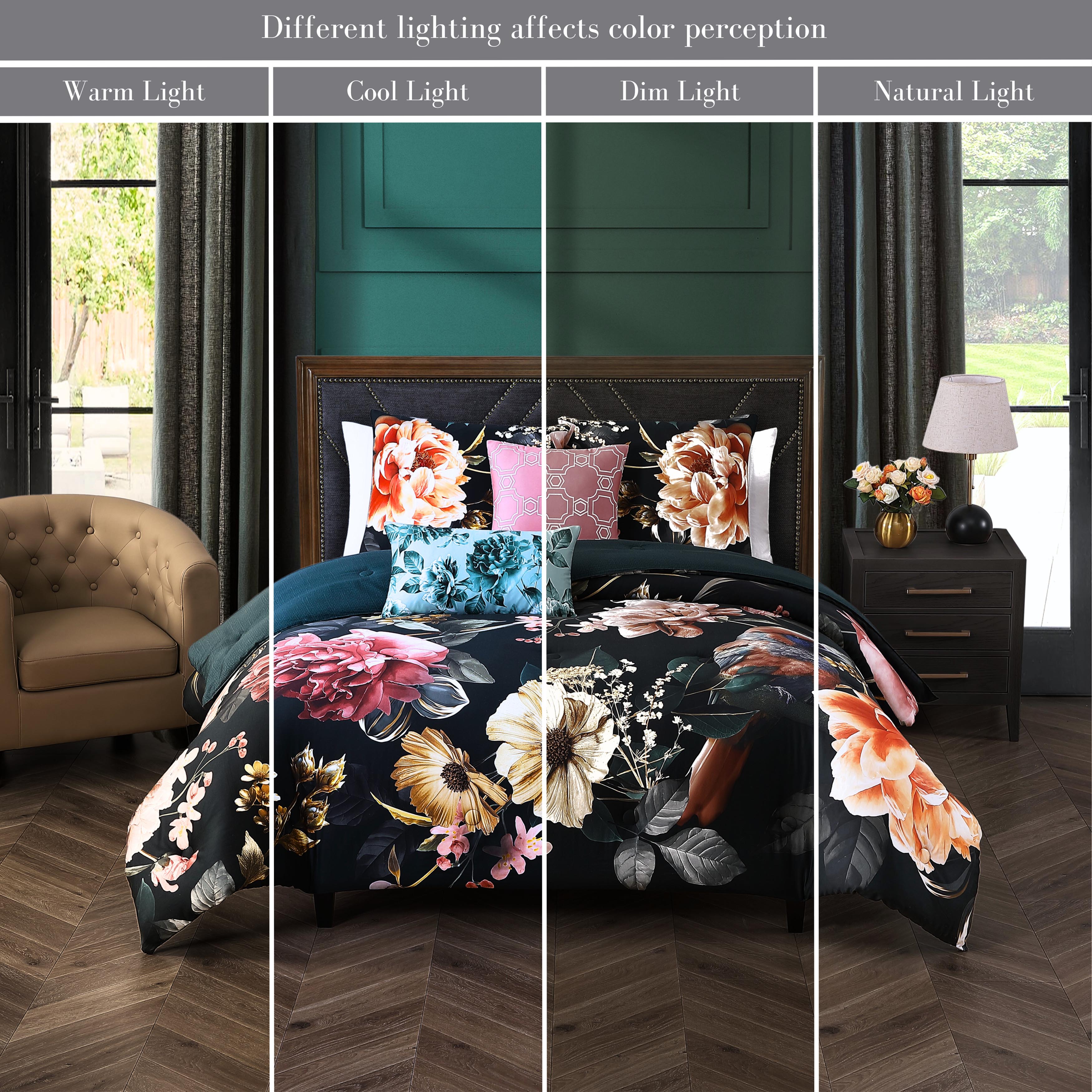 Bebejan Botanical Birds 5 Piece Reversible Comforter Set Comforter Sets By Bebejan®