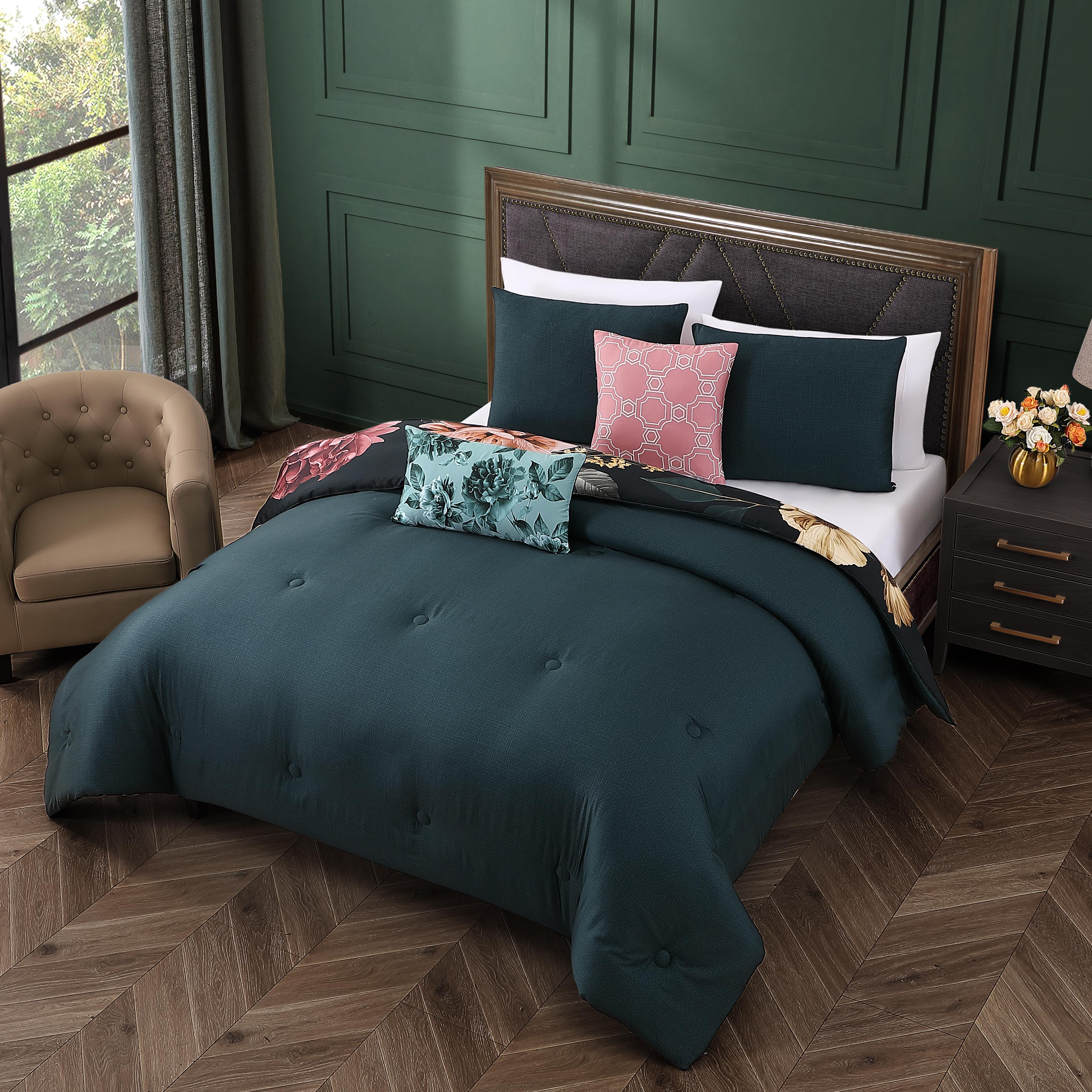 Bebejan Botanical Birds 5 Piece Reversible Comforter Set Comforter Sets By Bebejan®