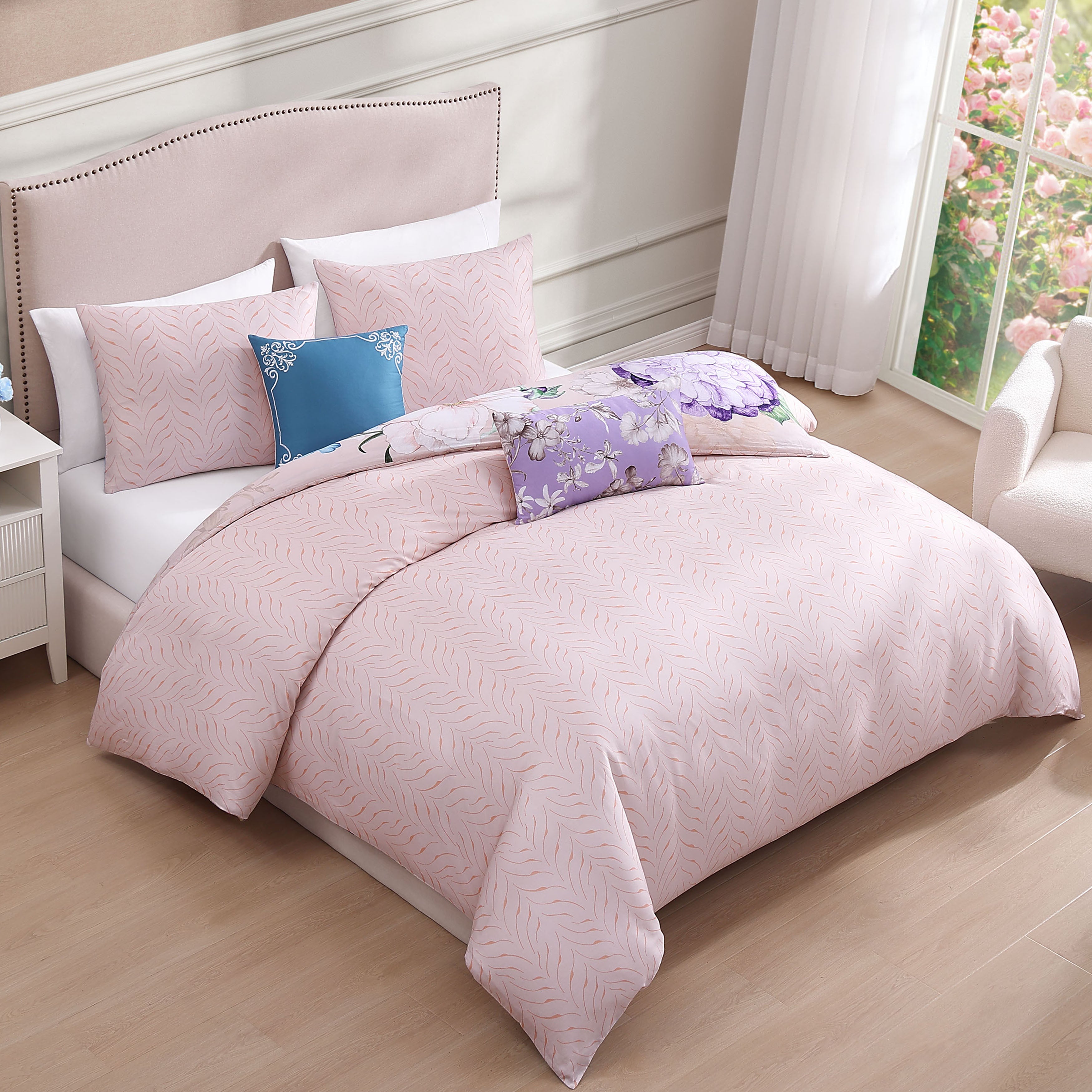 Bebejan Bright Bouquet 5 Piece Reversible Comforter Set Comforter Sets By Bebejan®