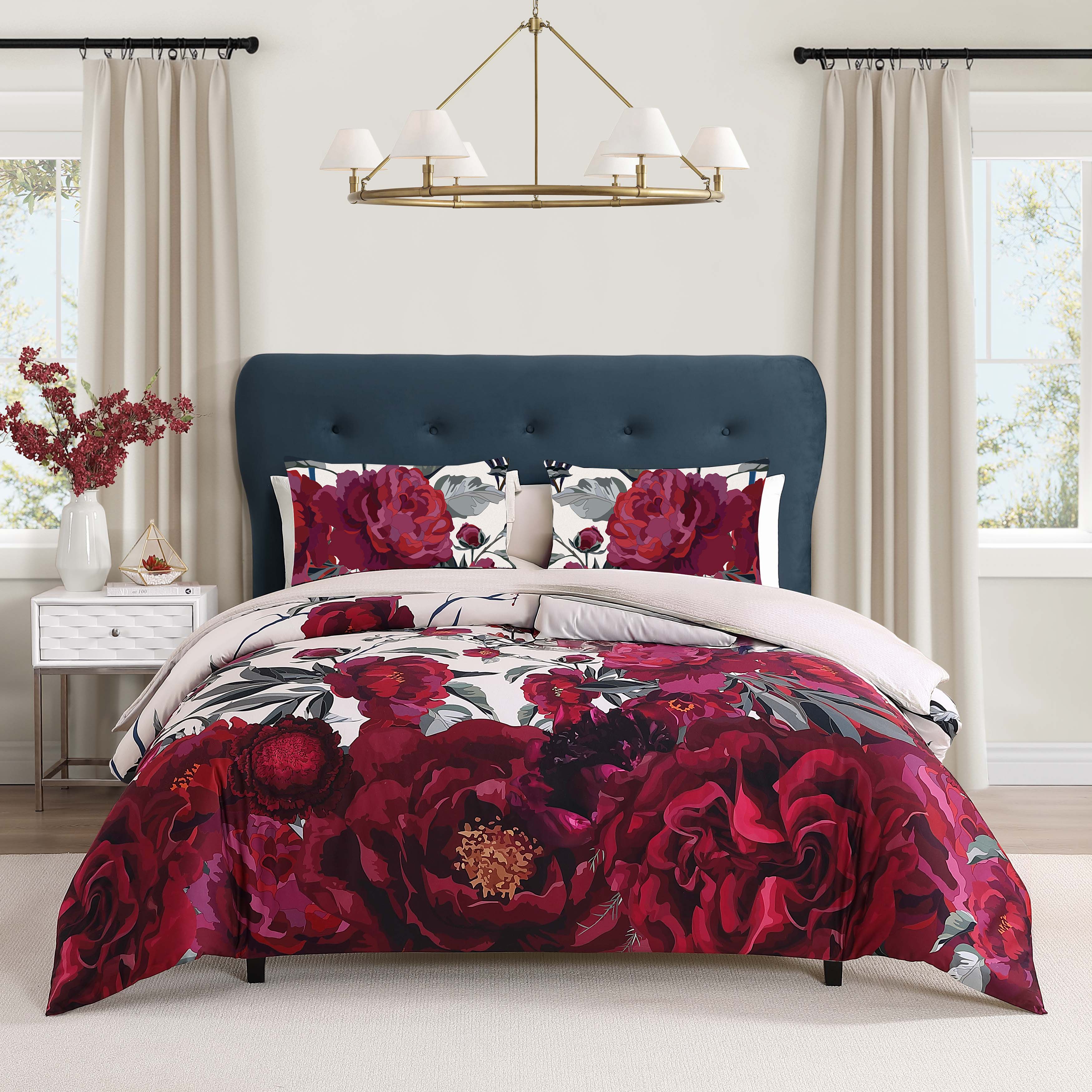 Bebejan Zinnia 3 Piece Reversible Comforter Set Comforter Sets By Bebejan®