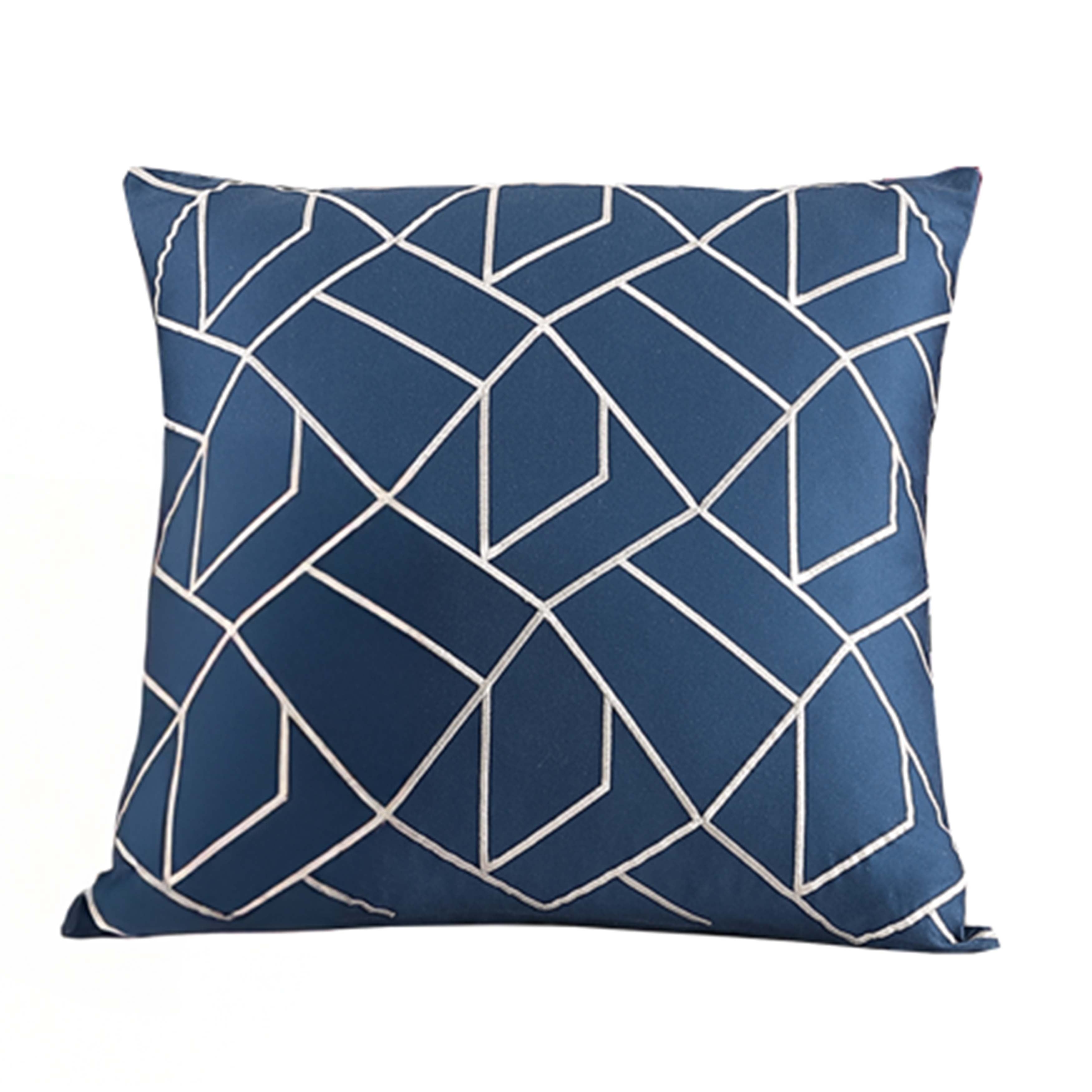 Bebejan Zinnia Square Decorative Throw Pillow 18" x 18" Throw Pillows By Bebejan®