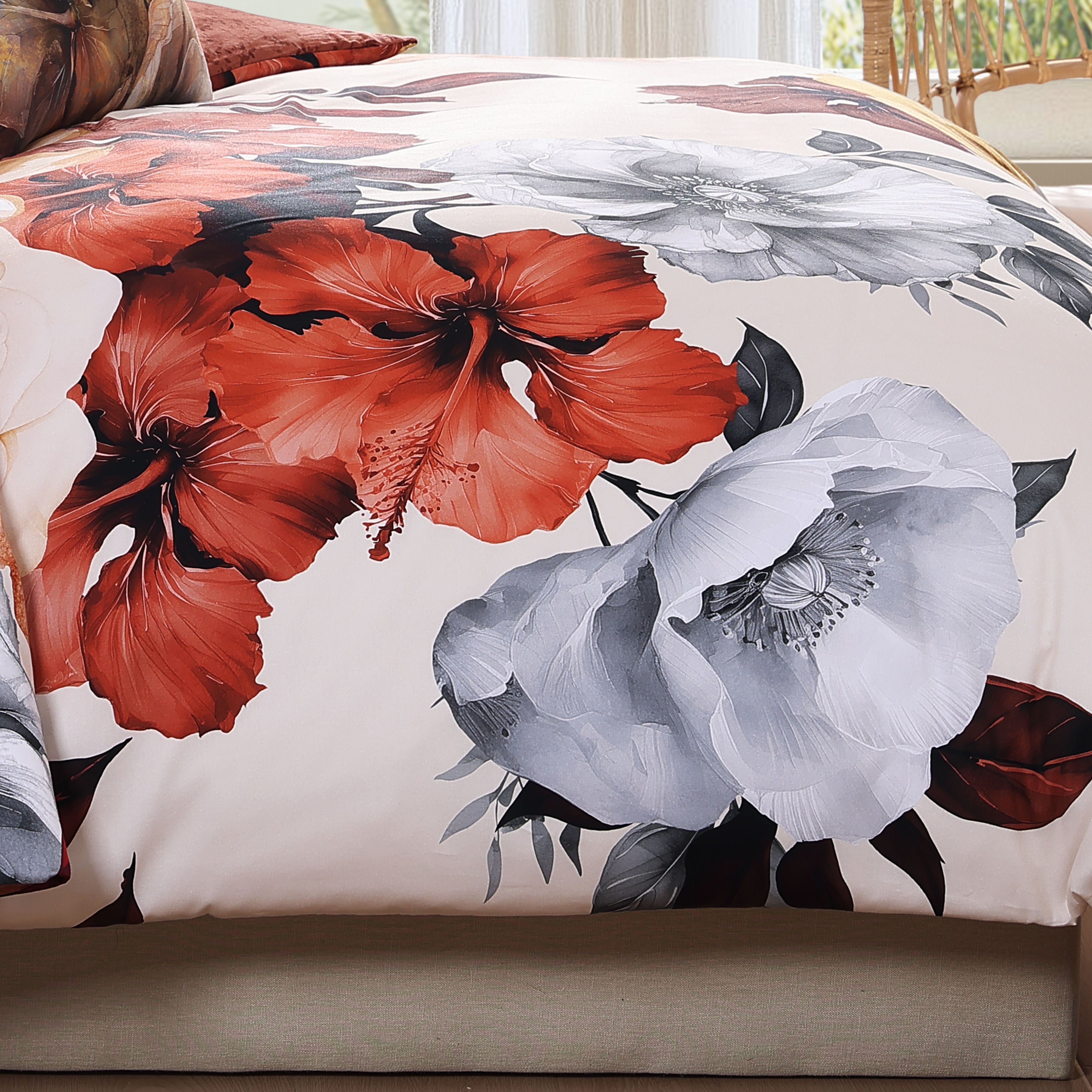 Bebejan Carnelian Flora 5 Piece Reversible Comforter Set Comforter Sets By Bebejan®
