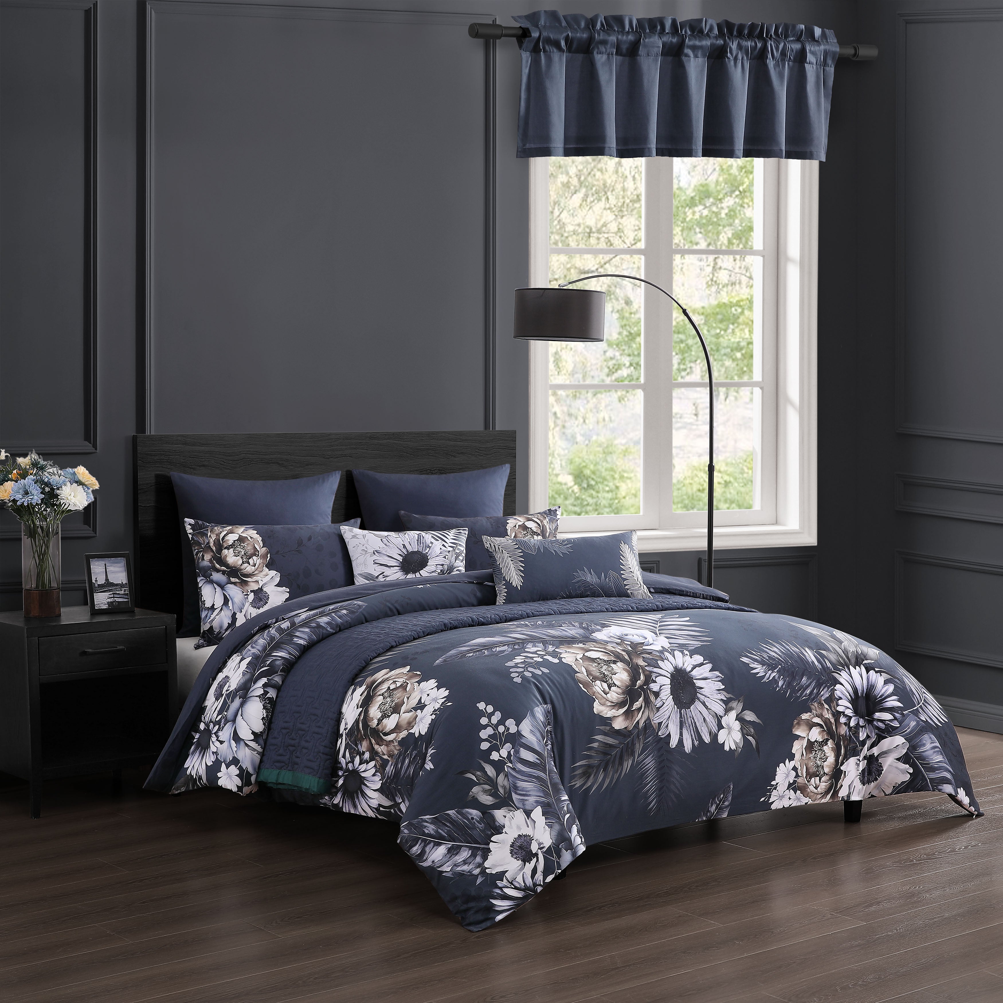 Bebejan Forget Me Not 5 Piece Reversible Comforter Set