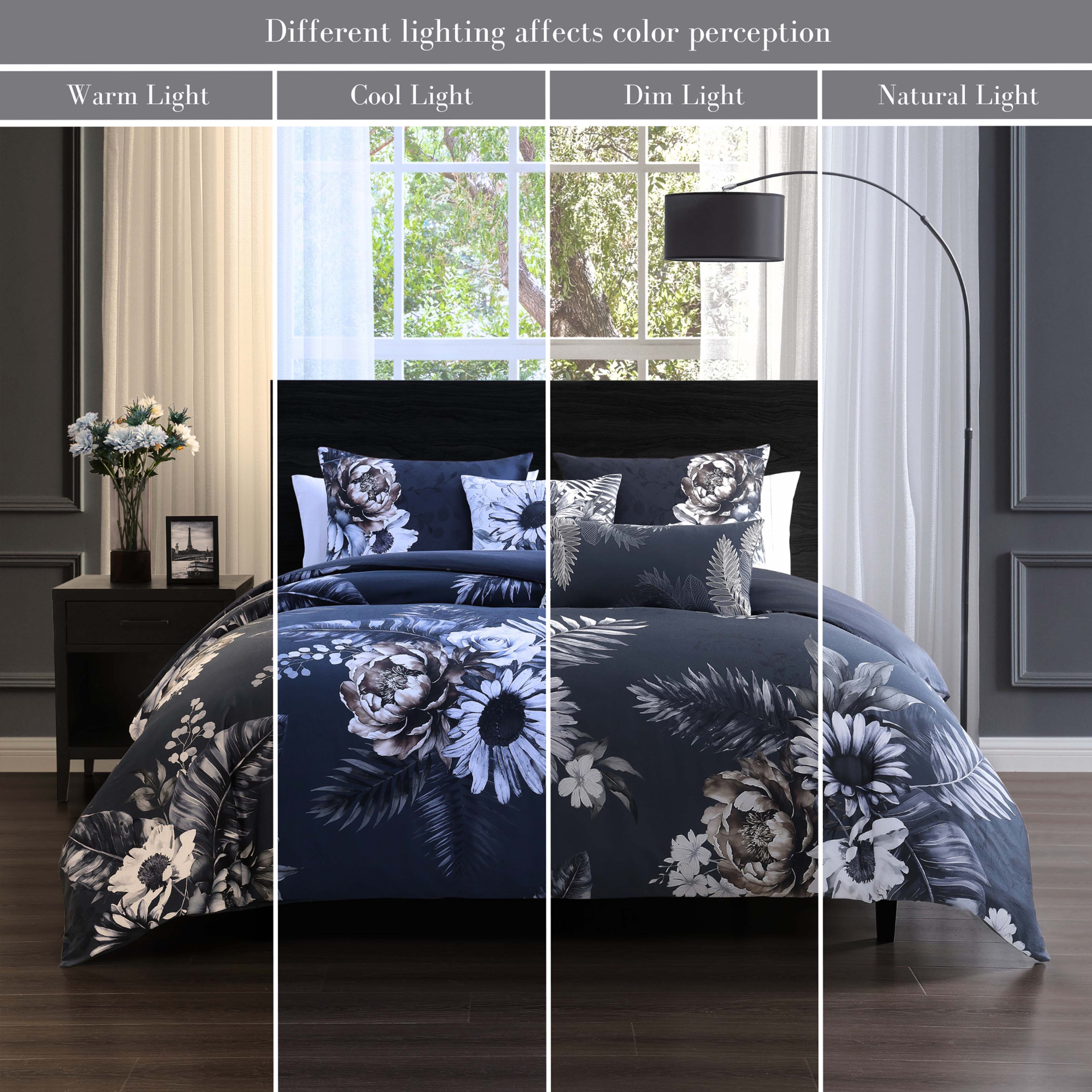Bebejan Forget Me Not 5 Piece Reversible Comforter Set
