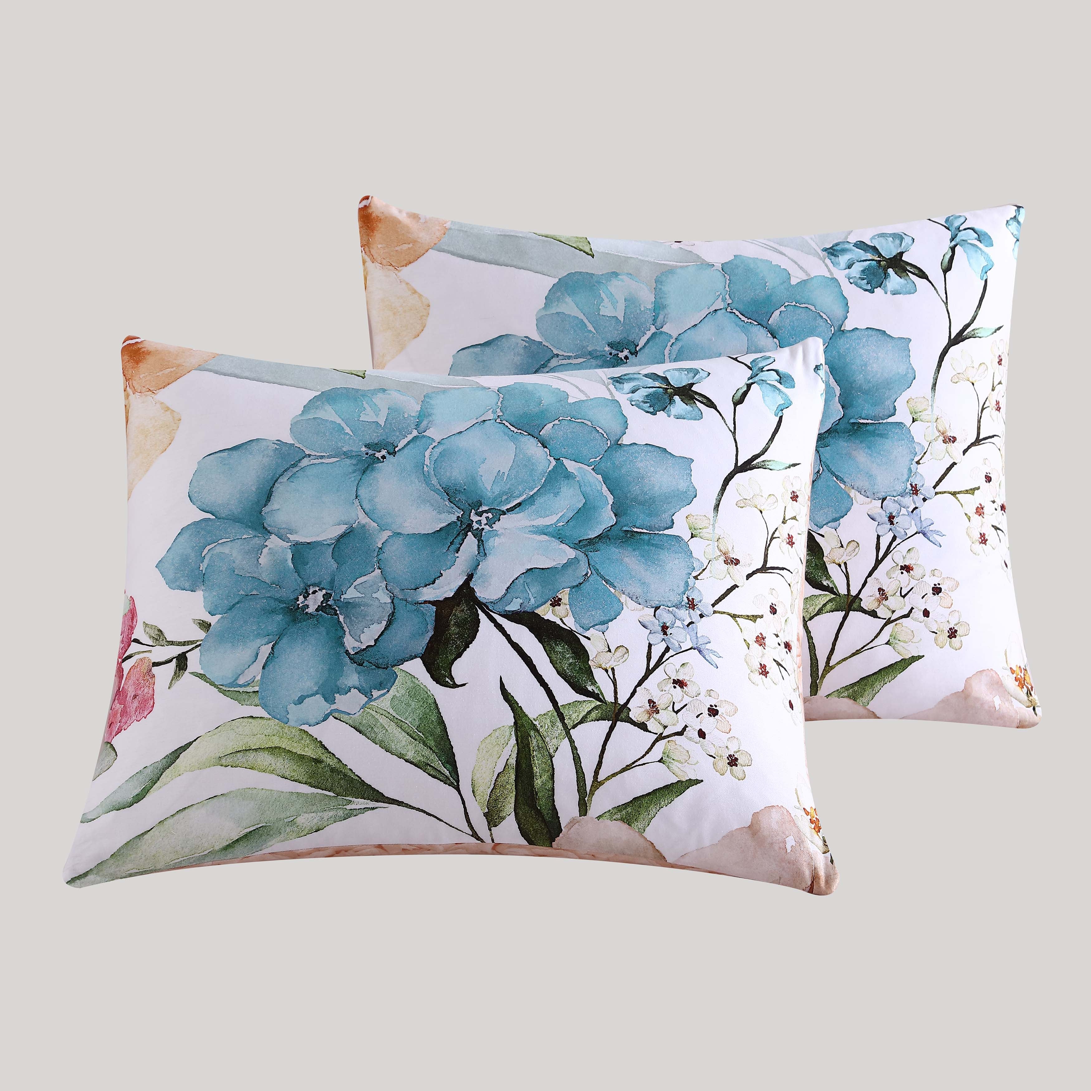 Bebejan Maia Blue 5 Piece Reversible Comforter Set Comforter Sets By Bebejan®