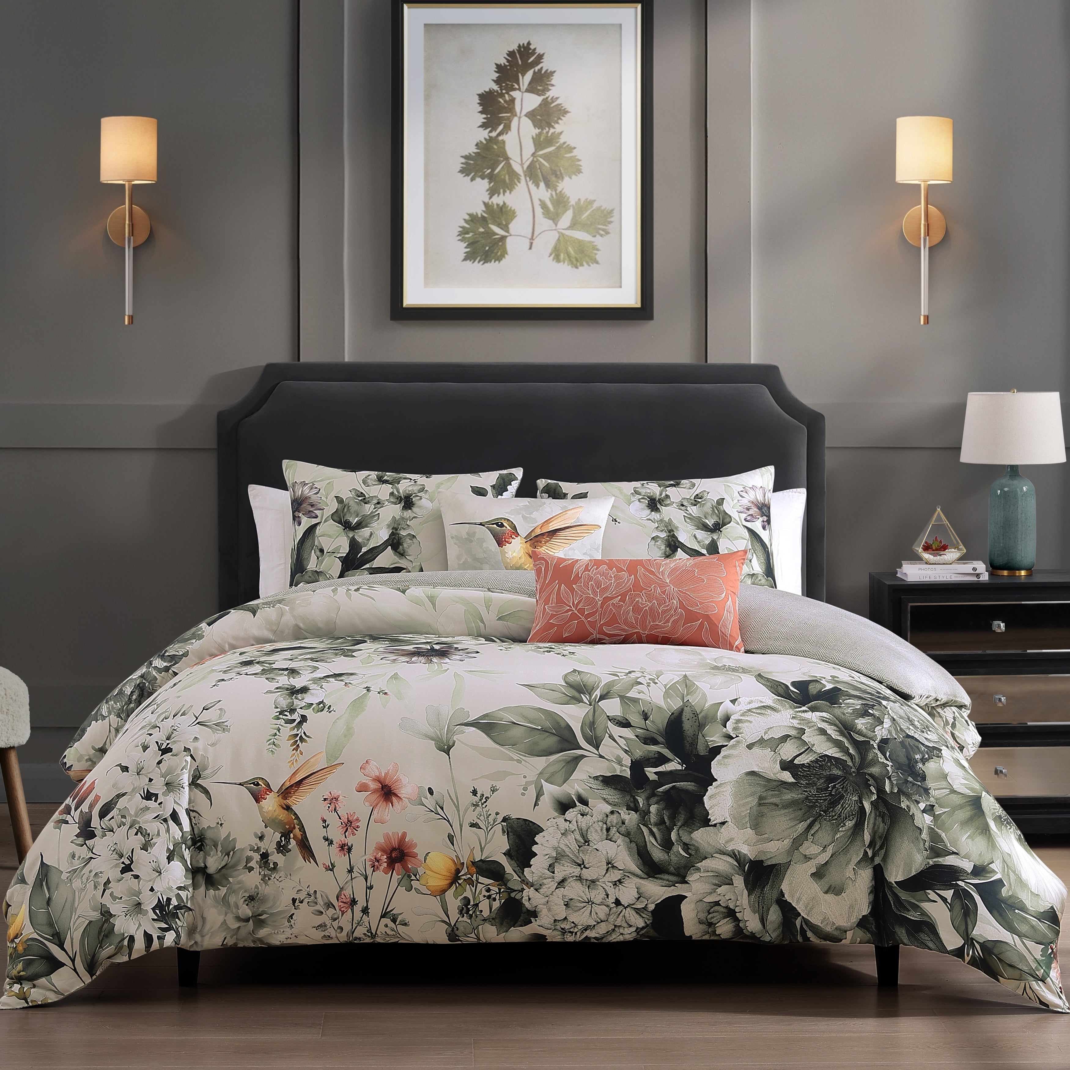 Bebejan Vintage Bloom 5 Piece Reversible Comforter Set Comforter Sets By Bebejan®