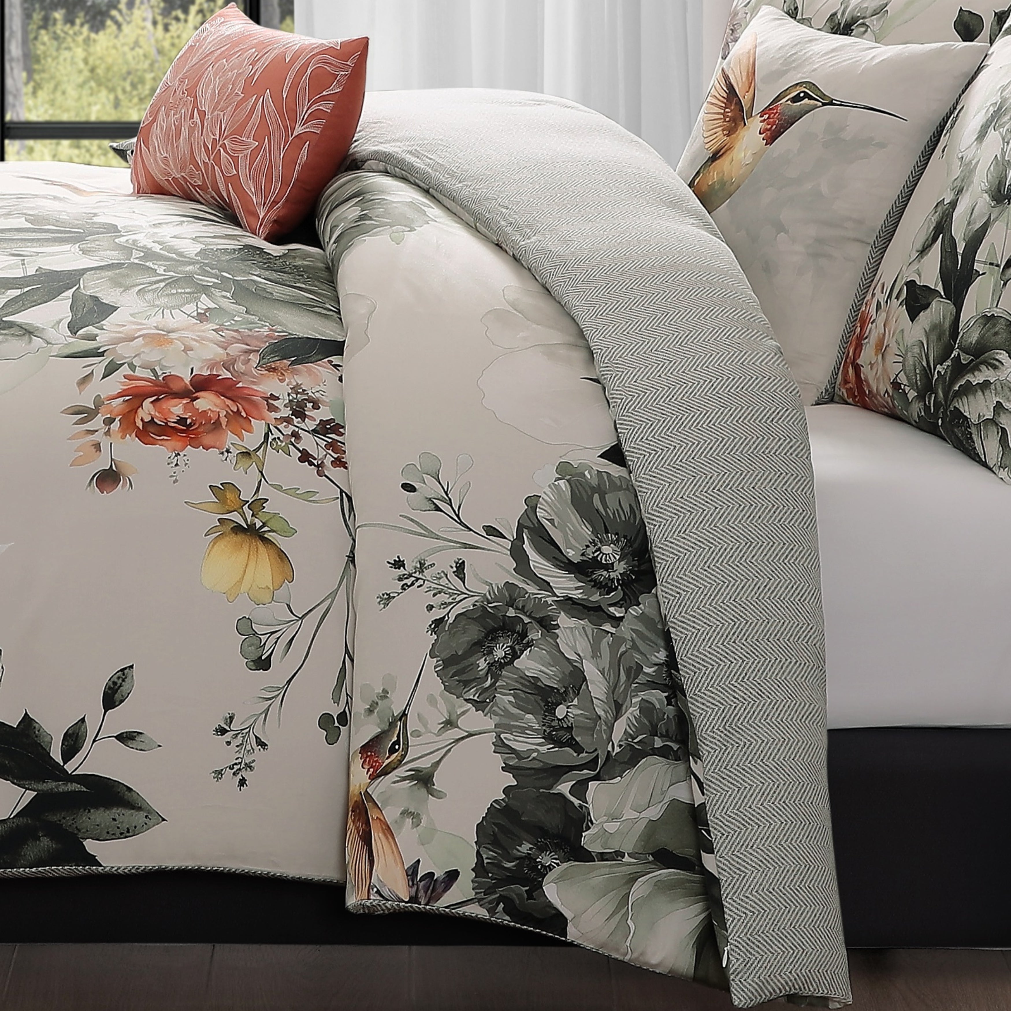 Bebejan Vintage Bloom 5 Piece Reversible Comforter Set Comforter Sets By Bebejan®