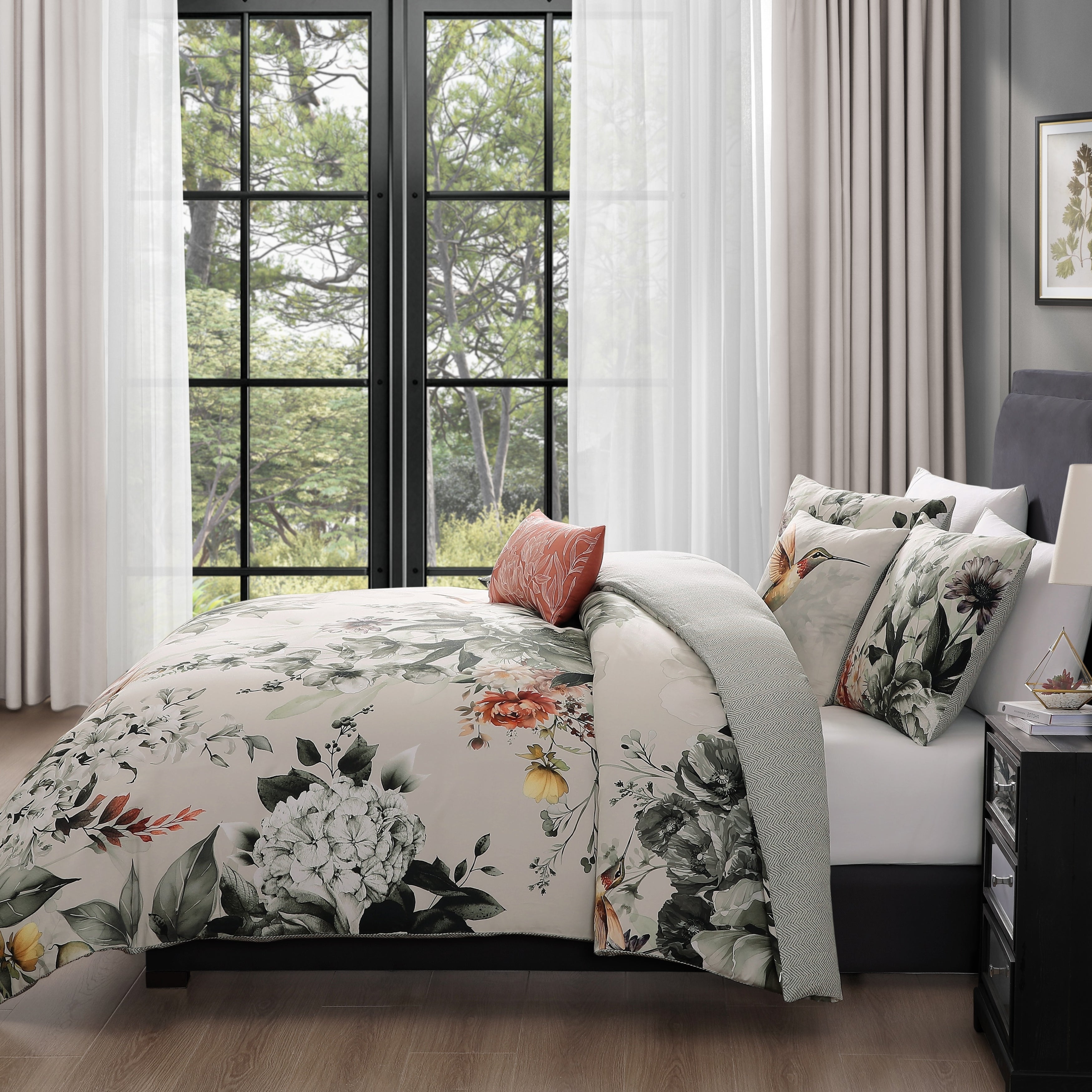 Bebejan Vintage Bloom 5 Piece Reversible Comforter Set Comforter Sets By Bebejan®