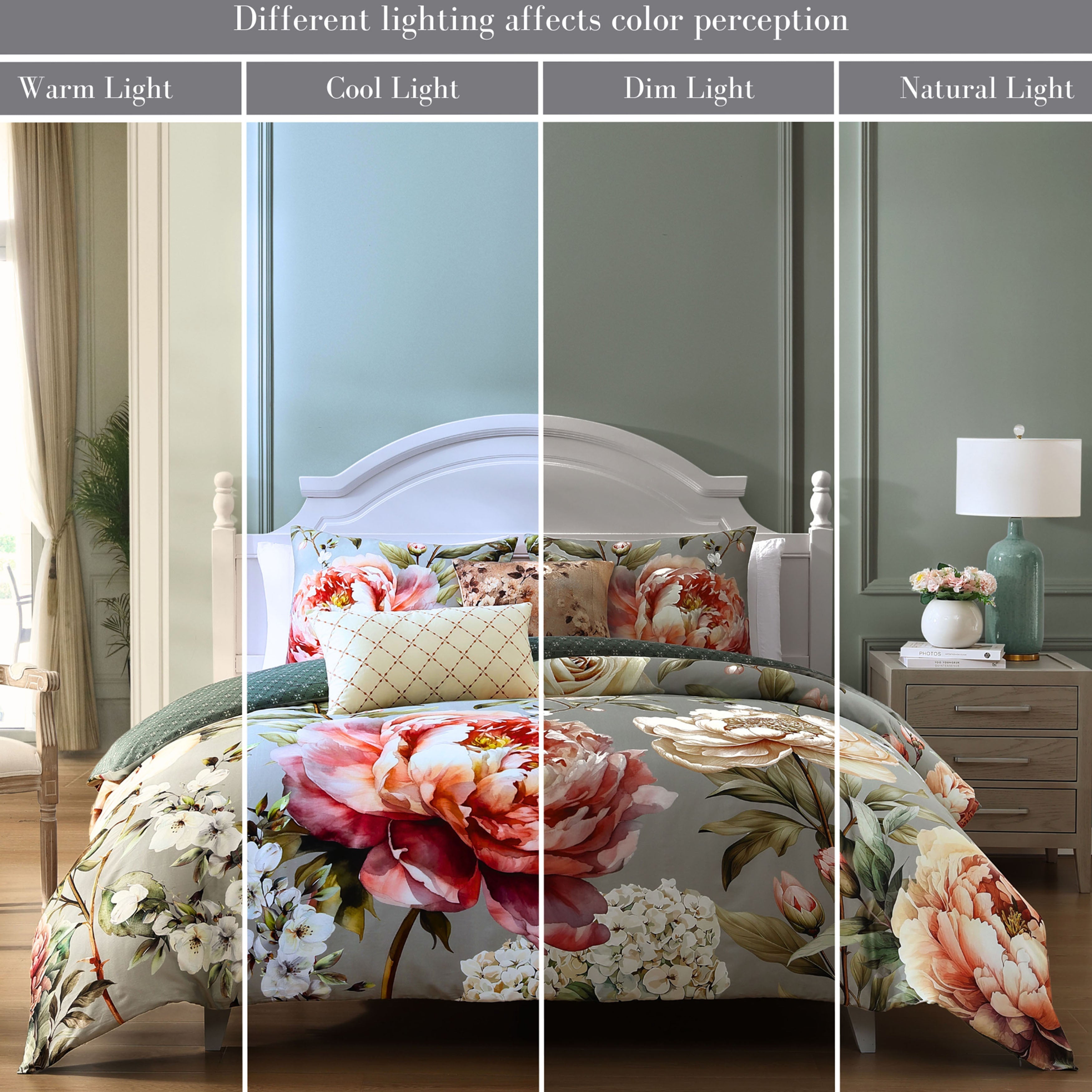 Bebejan Whispering Willows 5 Piece Reversible Comforter Set Comforter Sets By Bebejan®