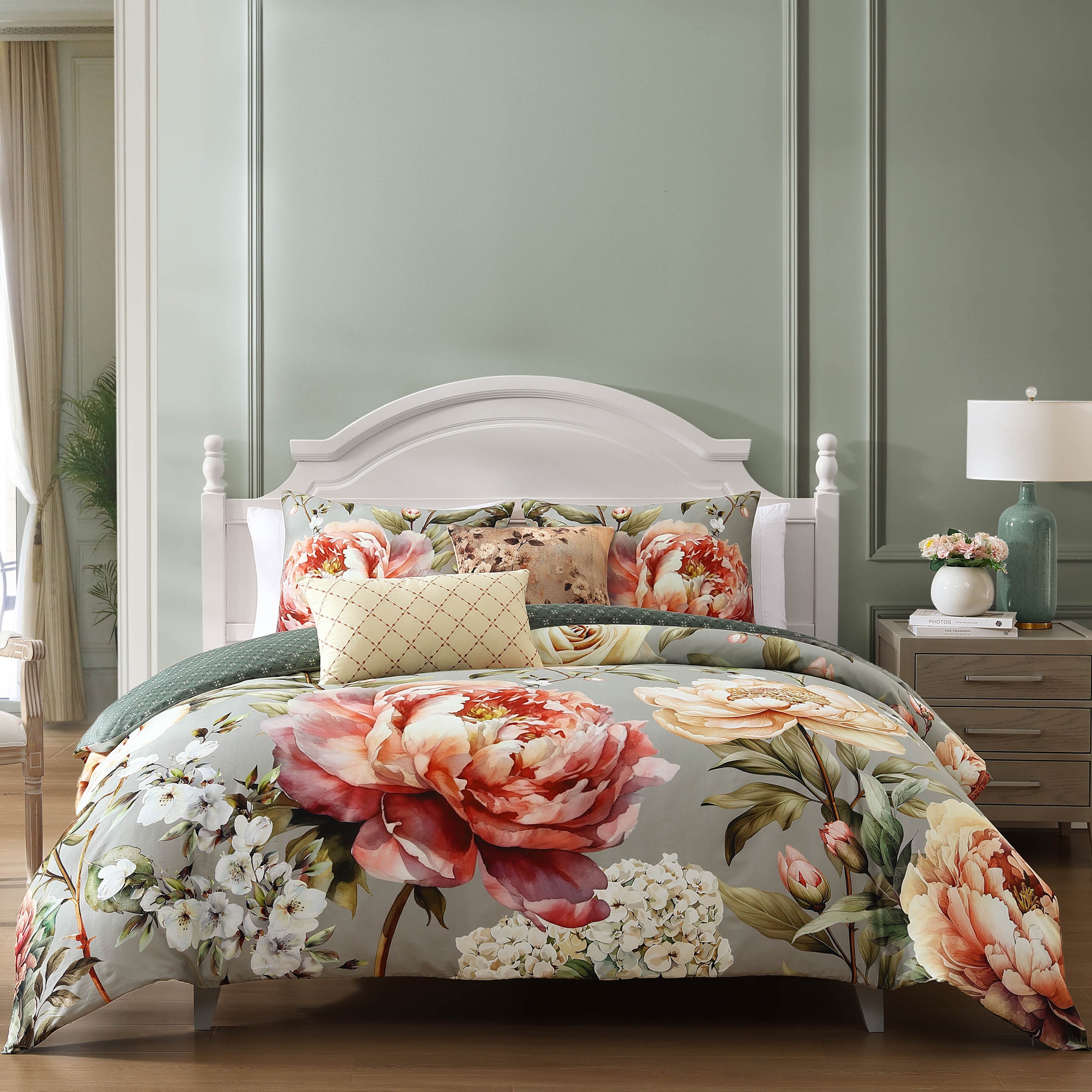 Bebejan Whispering Willows 5 Piece Reversible Comforter Set Comforter Sets By Bebejan®