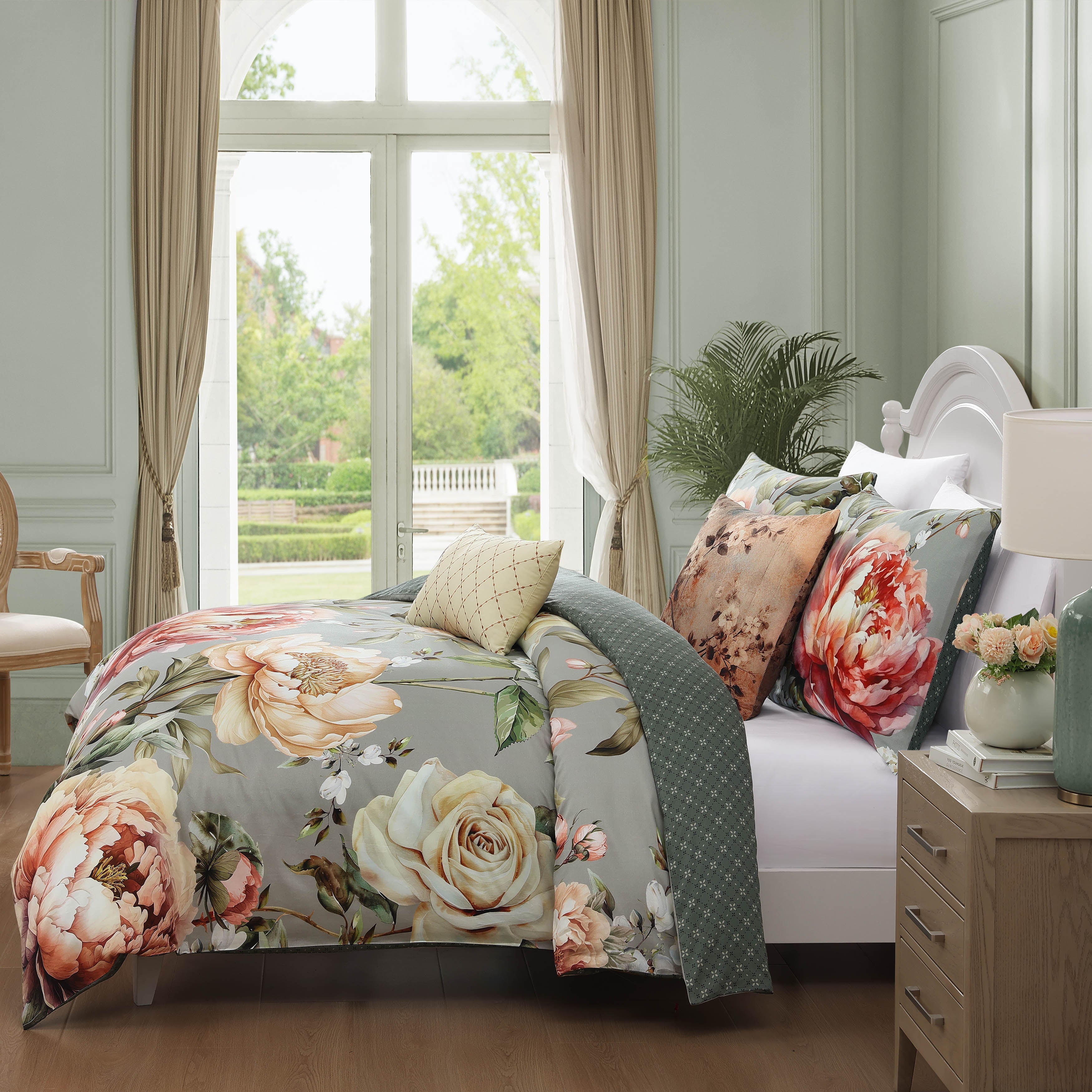 Bebejan Whispering Willows 5 Piece Reversible Comforter Set Comforter Sets By Bebejan®