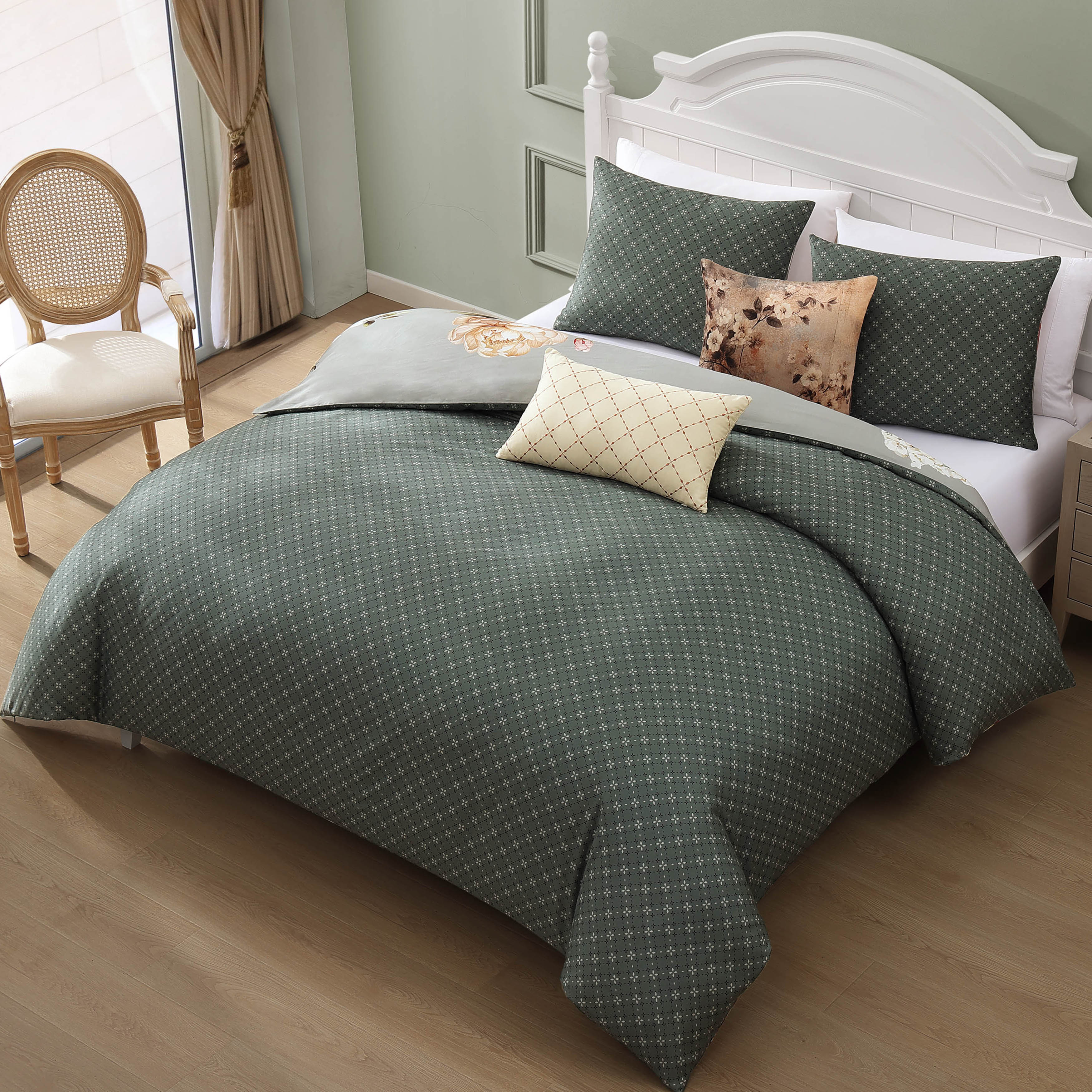 Bebejan Whispering Willows 5 Piece Reversible Comforter Set Comforter Sets By Bebejan®