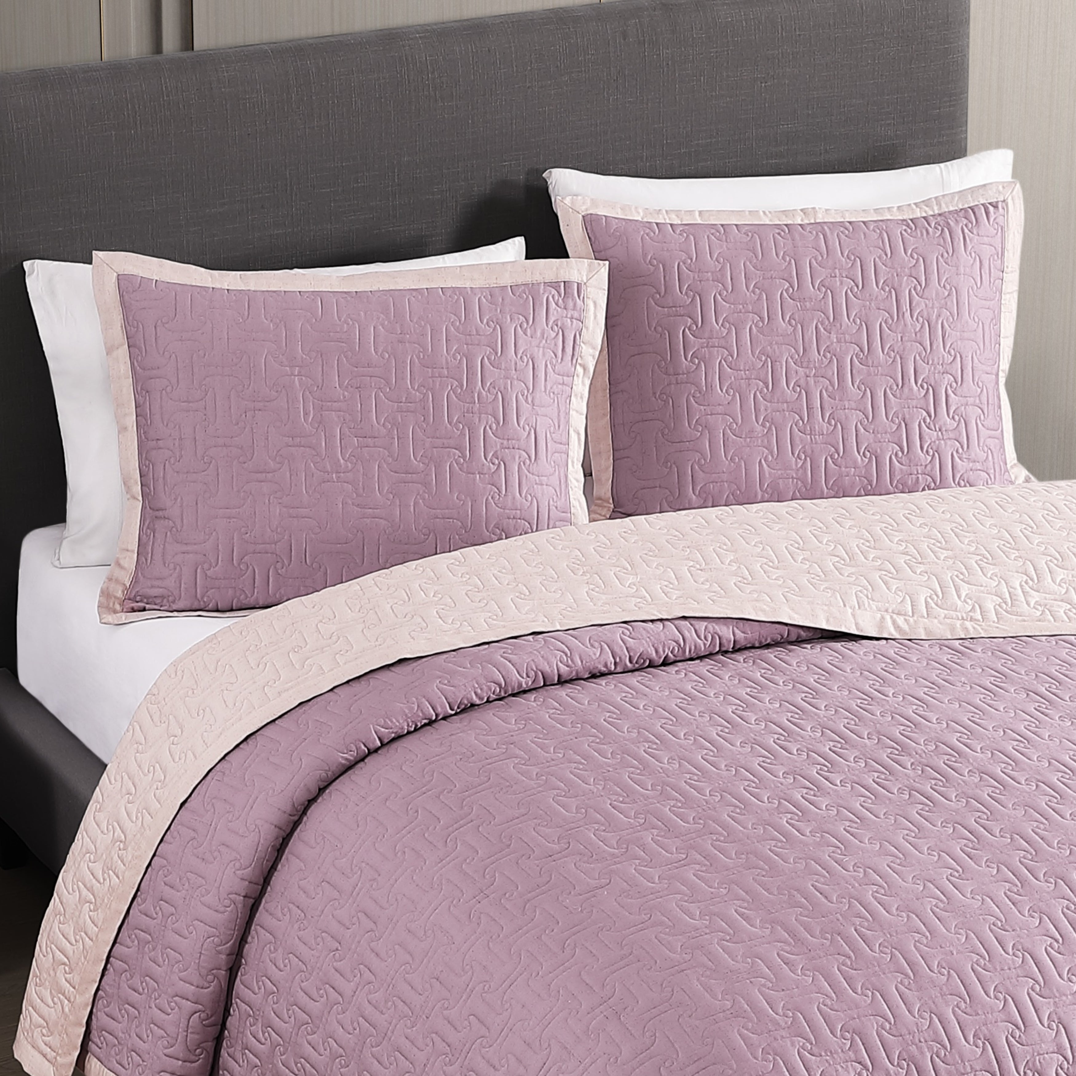 Bebejan 3 Piece Textured Quilted Coverlet Set Coverlet By Bebejan®