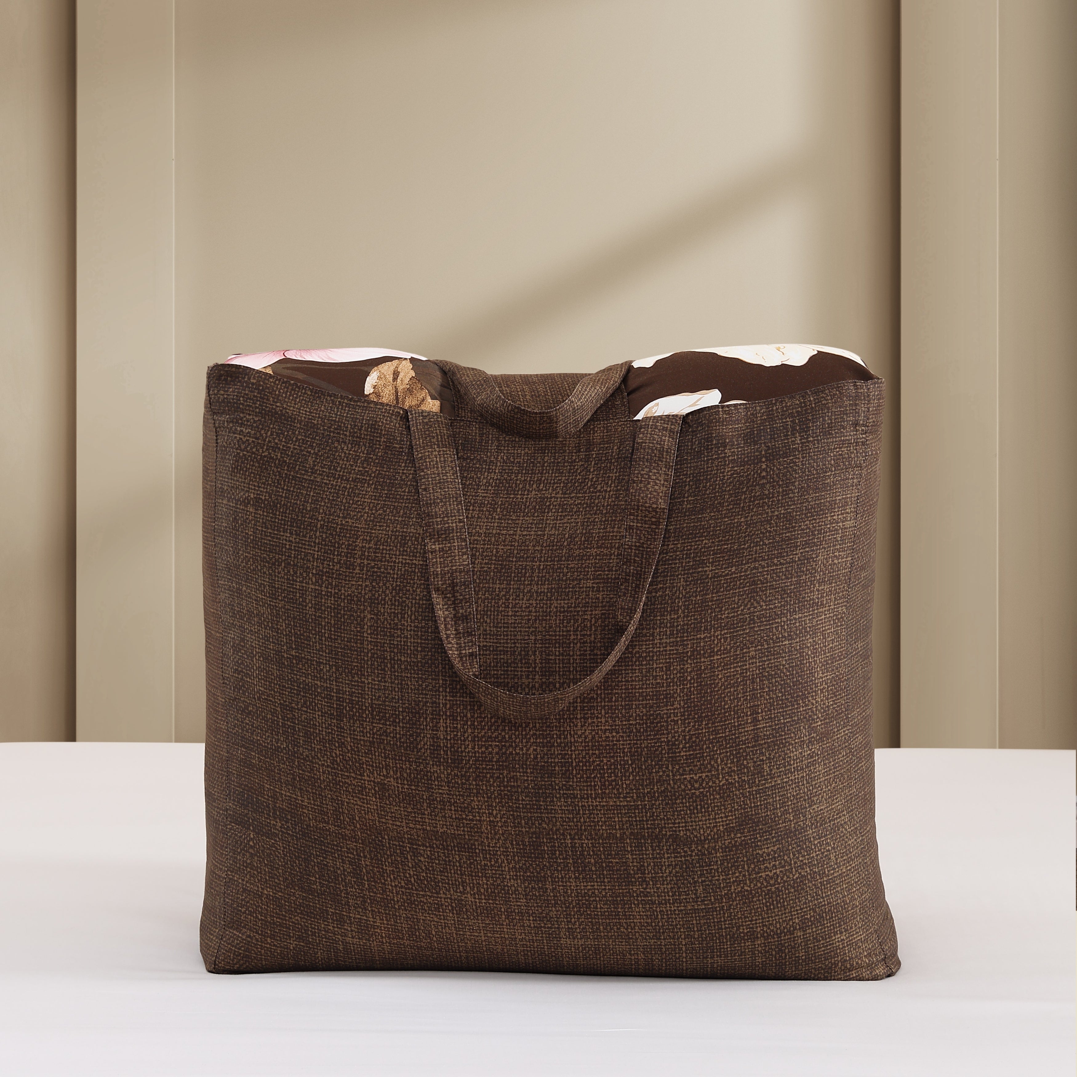 Bebejan Floral Garden on Mocha 5 Piece Reversible Comforter Set Comforter Sets By Bebejan®