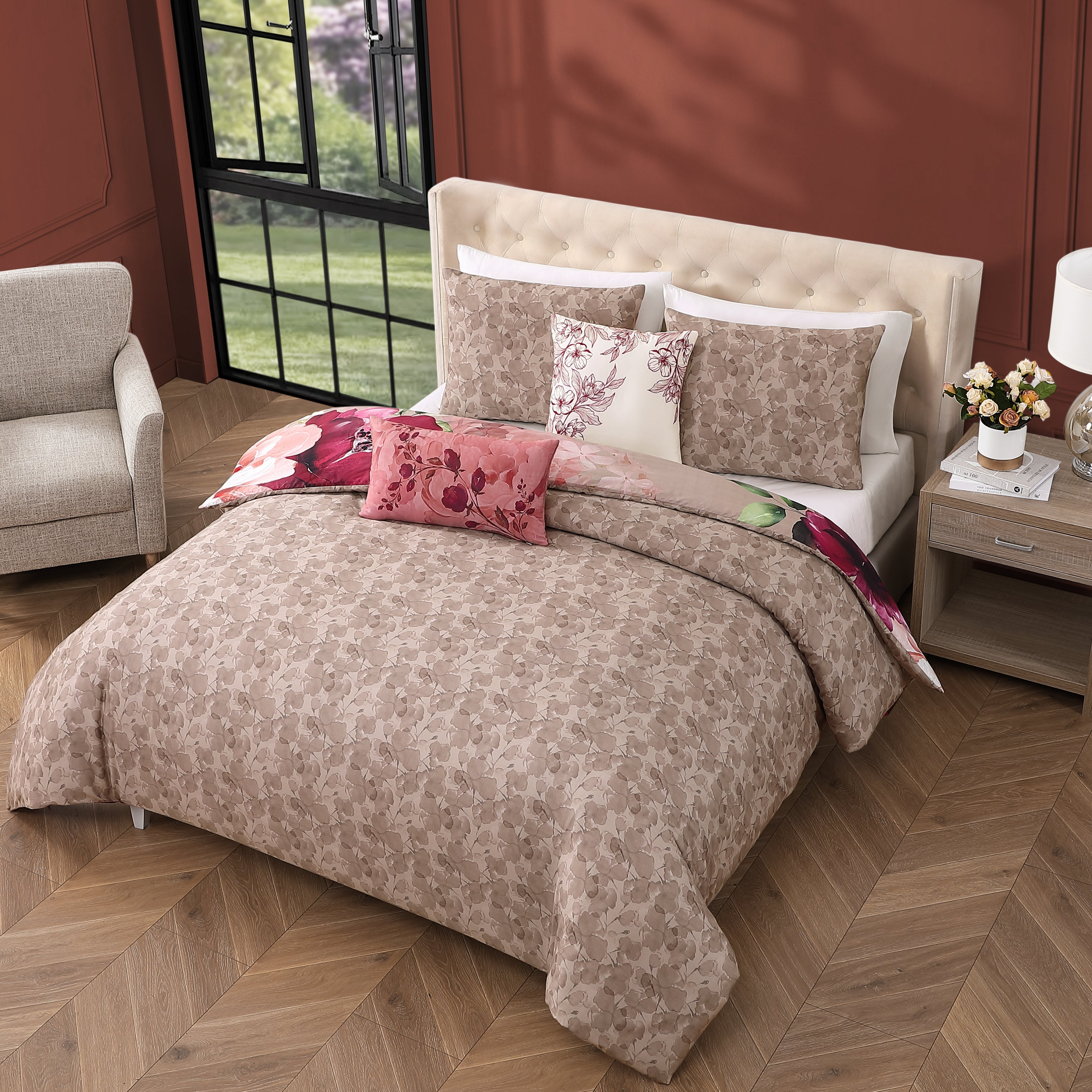 Bebejan Florence 5 Piece Reversible Comforter Set Comforter Sets By Bebejan®