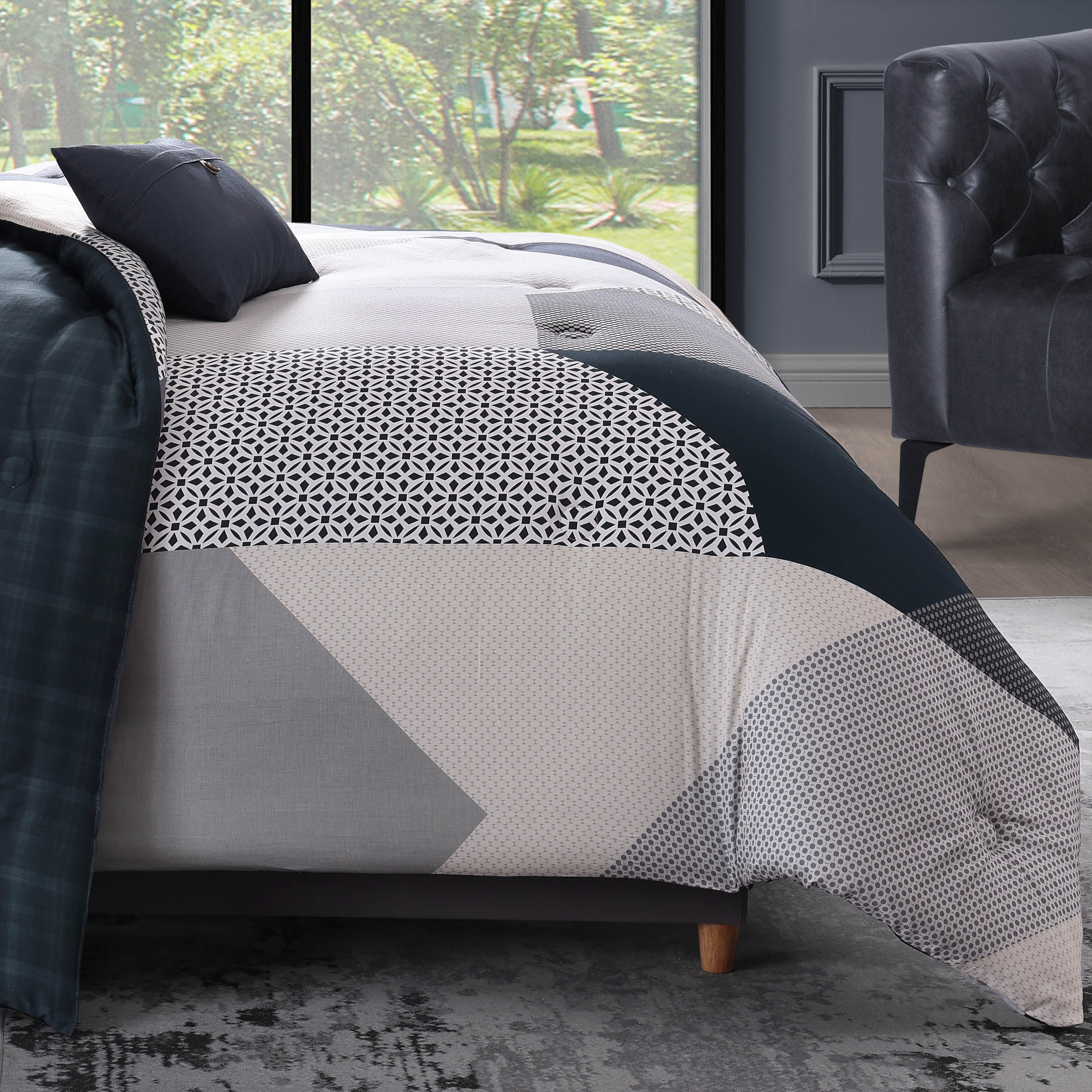 Bebejan Geo Fusion 5 Piece Reversible Comforter Set