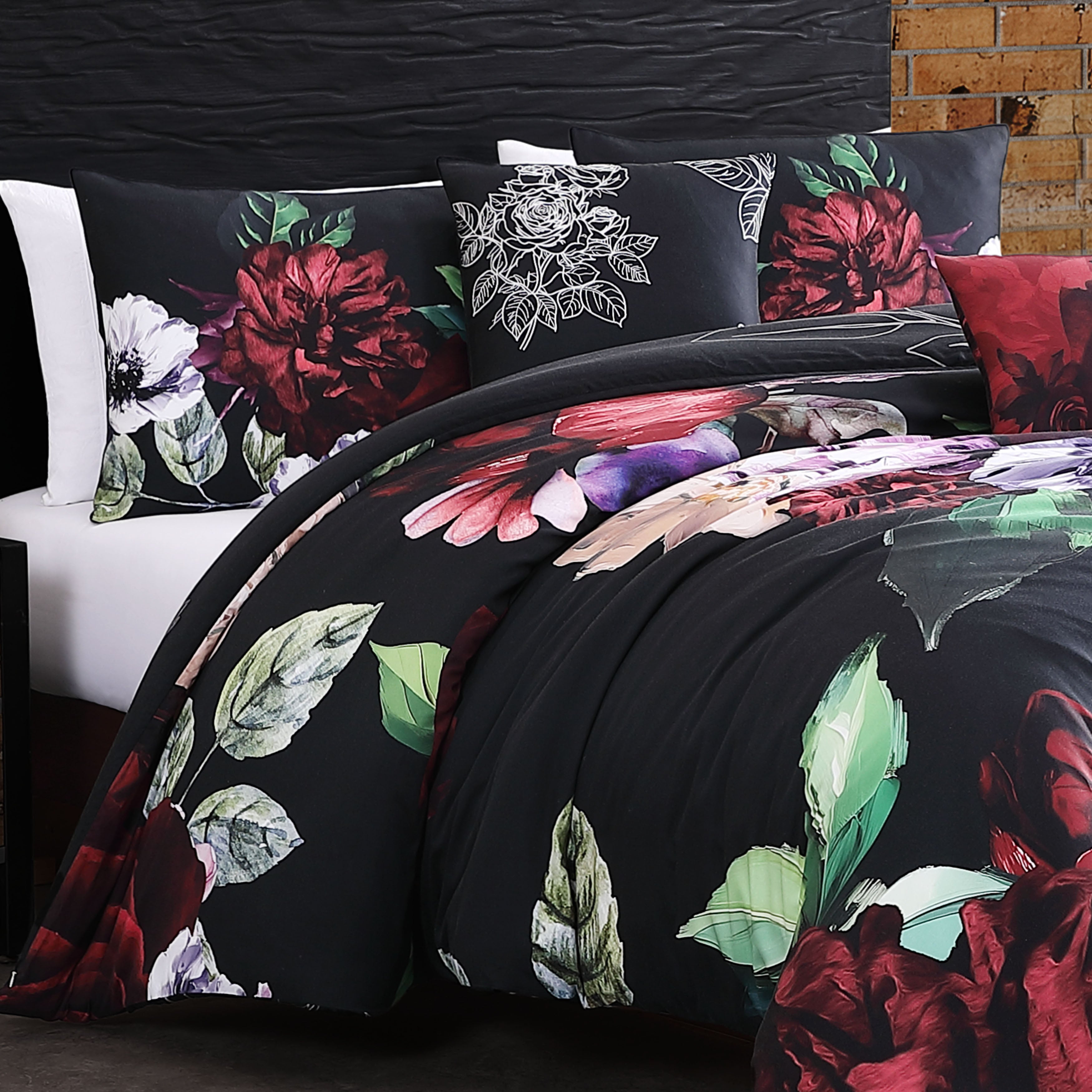 Bebejan Moody Painting 5 Piece Reversible Comforter Set