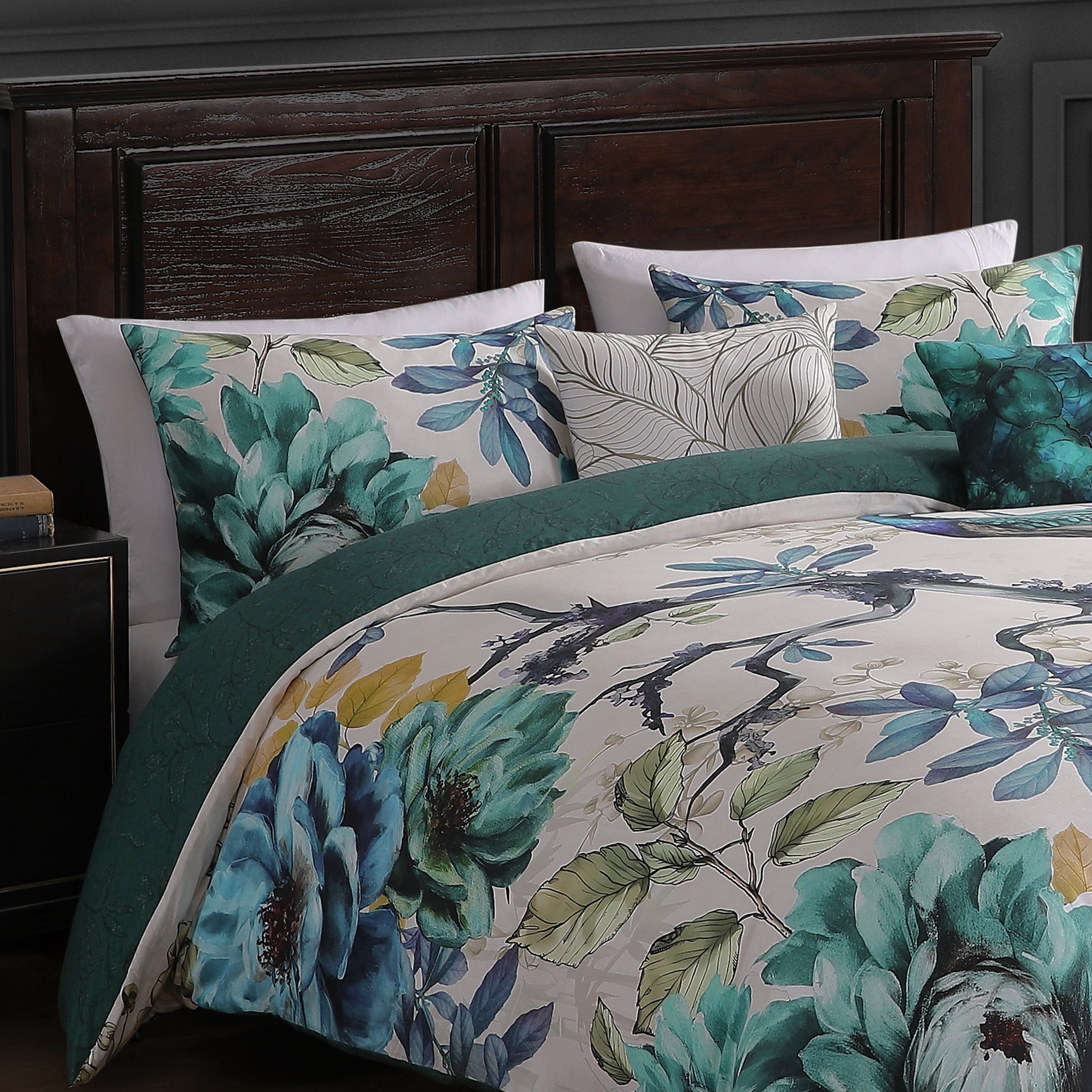 Bebejan Peacock Jardin 5 Piece Reversible Comforter Set Comforter Sets By Bebejan®