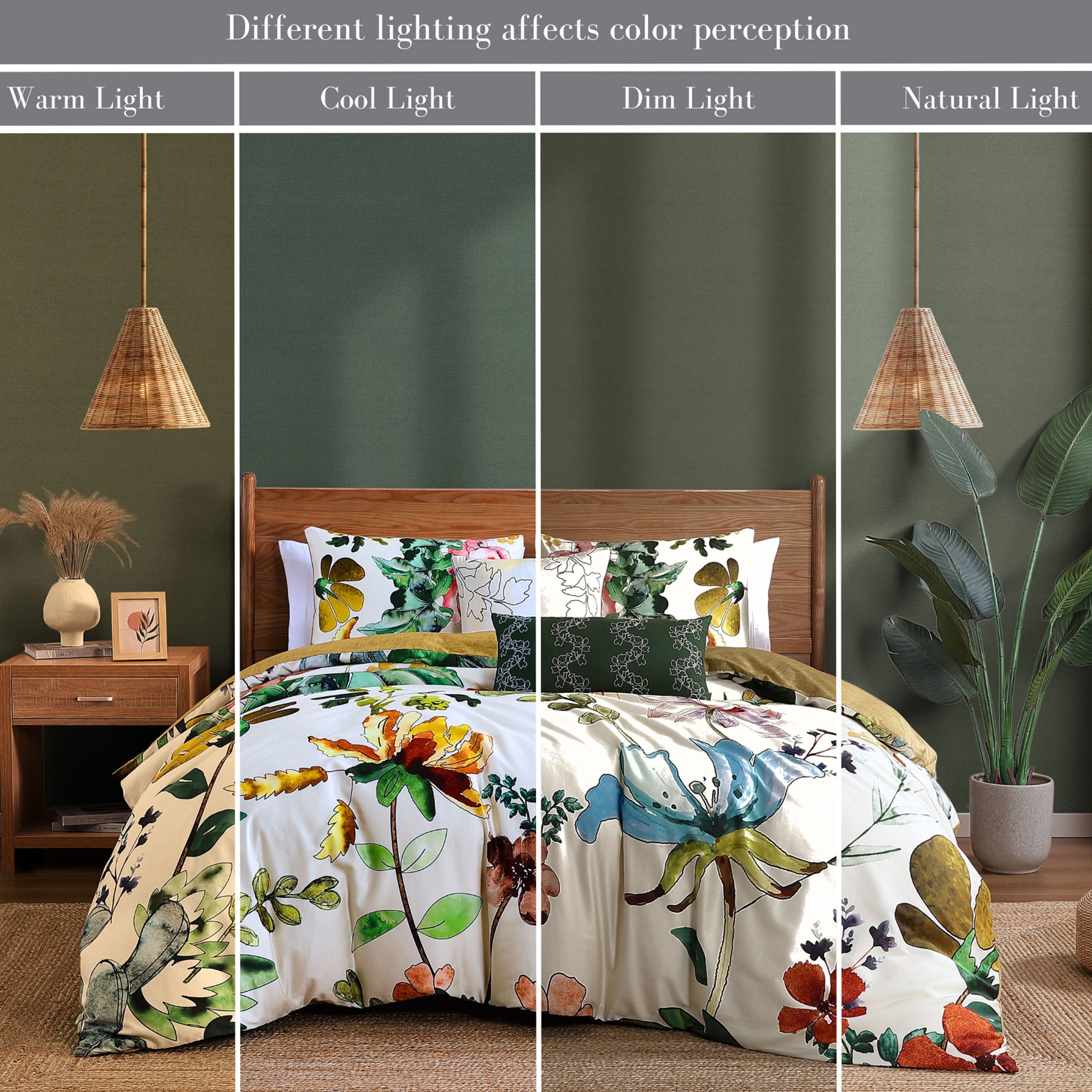 Bebejan Radiance 3 Piece Reversible Comforter Set IN Queen- Final Sale Comforter Sets By US Office - Latest Bedding