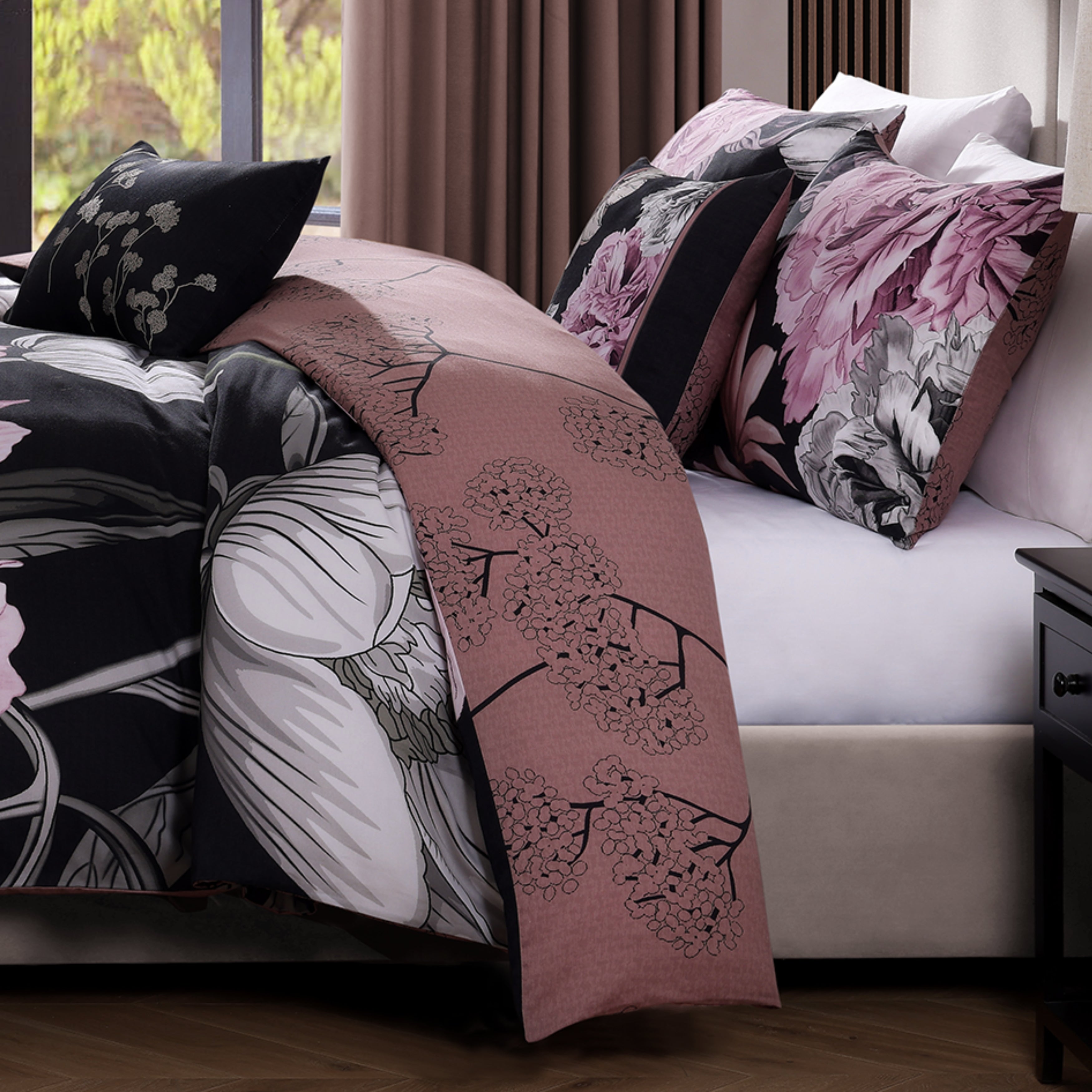 Bebejan Midnight Meadow 5 Piece Reversible Comforter Set Comforter Sets By Bebejan®