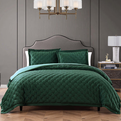 Bebejan 3 Piece Velvet Comforter Set Comforter Sets By Bebejan®