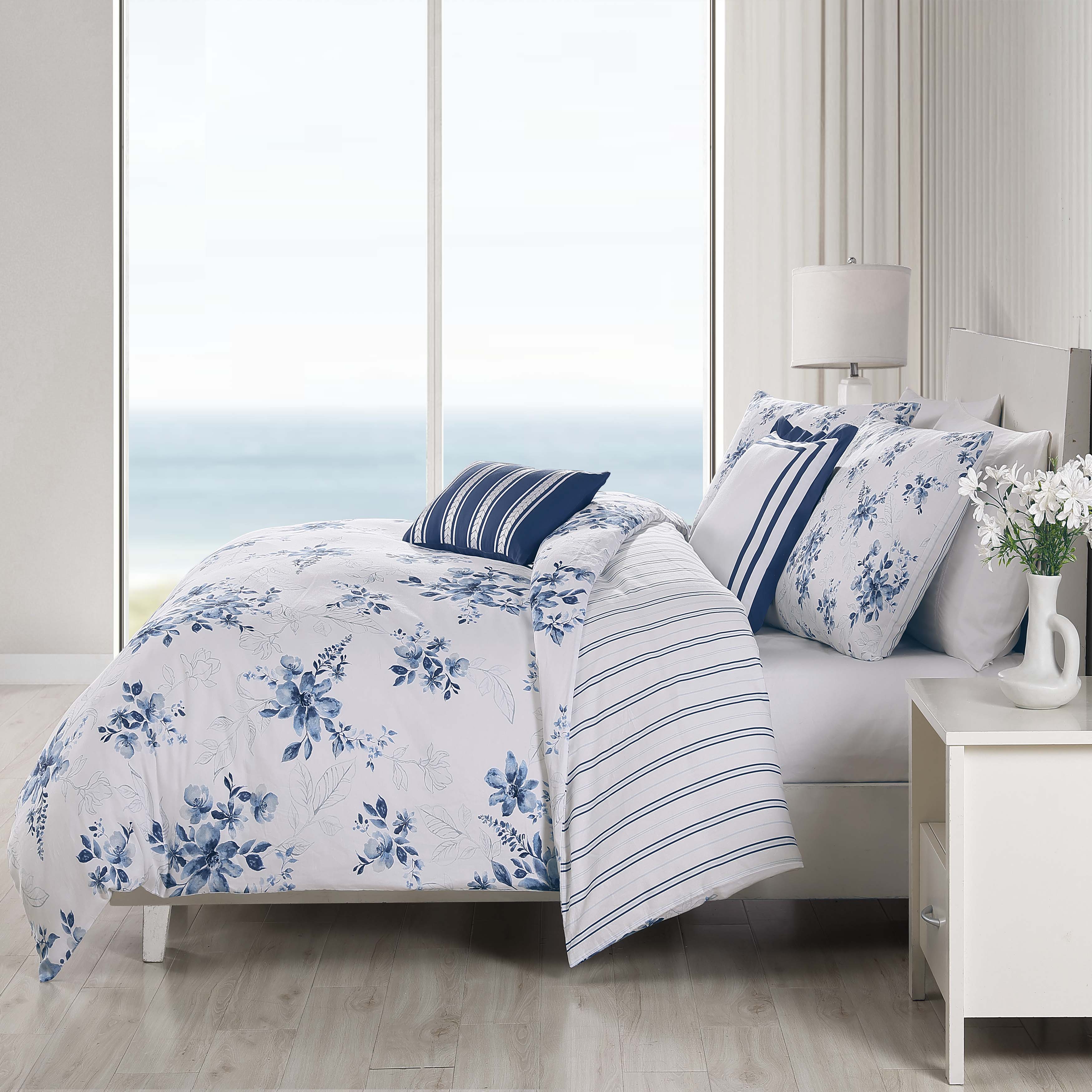 Bebejan Blue Art 5 Piece Reversible Comforter Set Comforter Sets By Bebejan®
