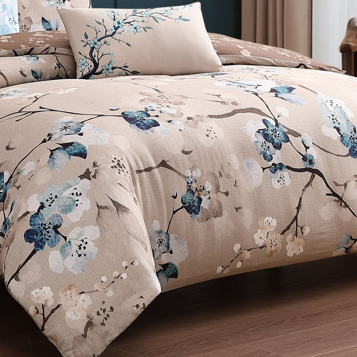 Bebejan Blue Blossom 5 Piece Reversible Comforter Set Comforter Sets By Bebejan®