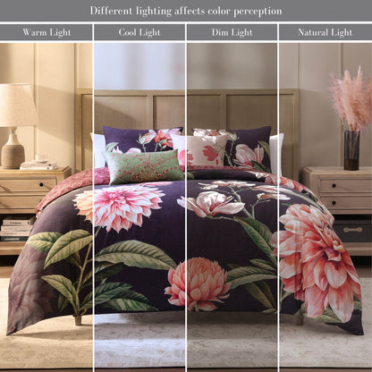 Bebejan Blush Serenade 5 Piece Reversible Comforter Set