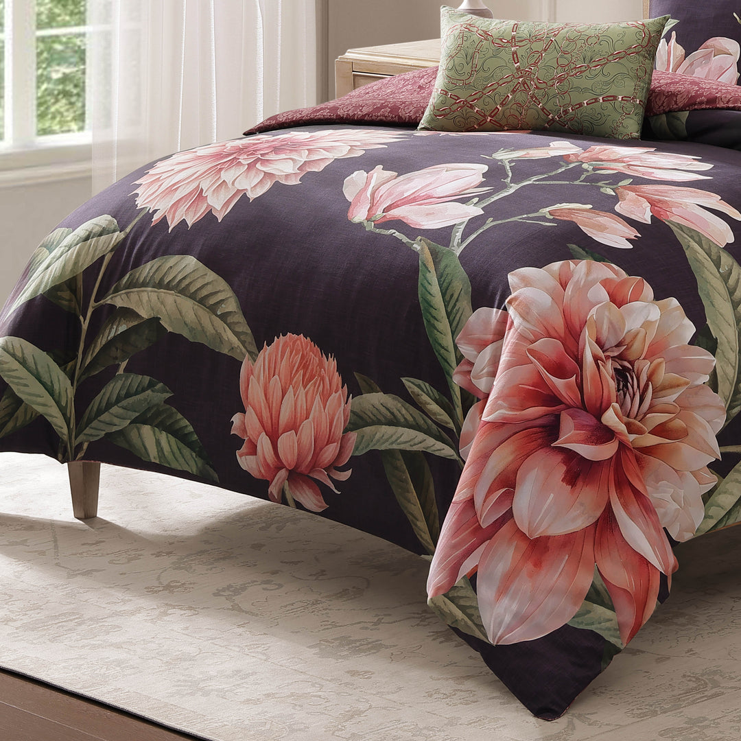 Bebejan Blush Serenade 5 Piece Reversible Comforter Set