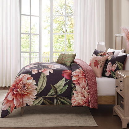 Bebejan Blush Serenade 5 Piece Reversible Comforter Set