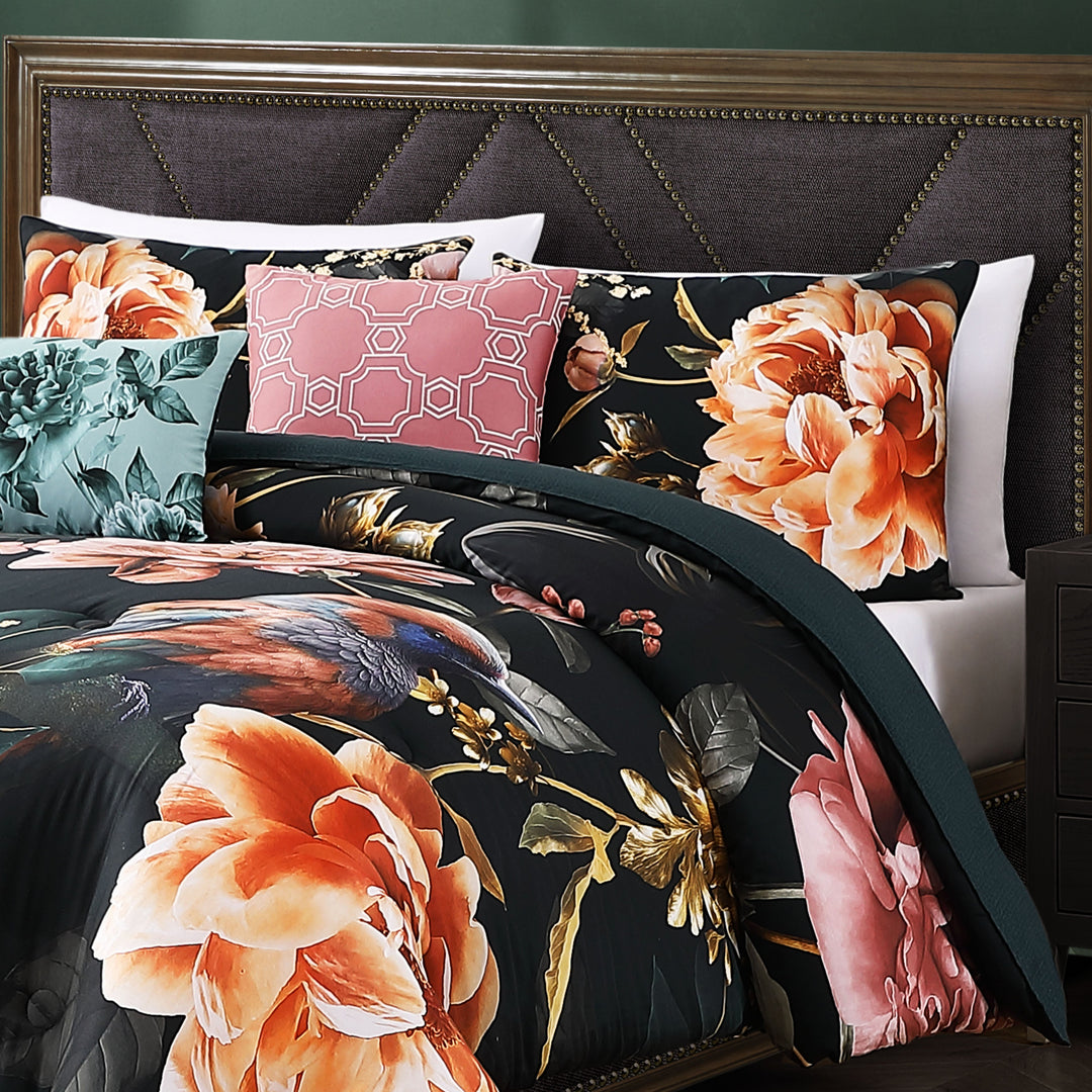 Bebejan Botanical Birds 5 Piece Reversible Comforter Set Comforter Sets By Bebejan®