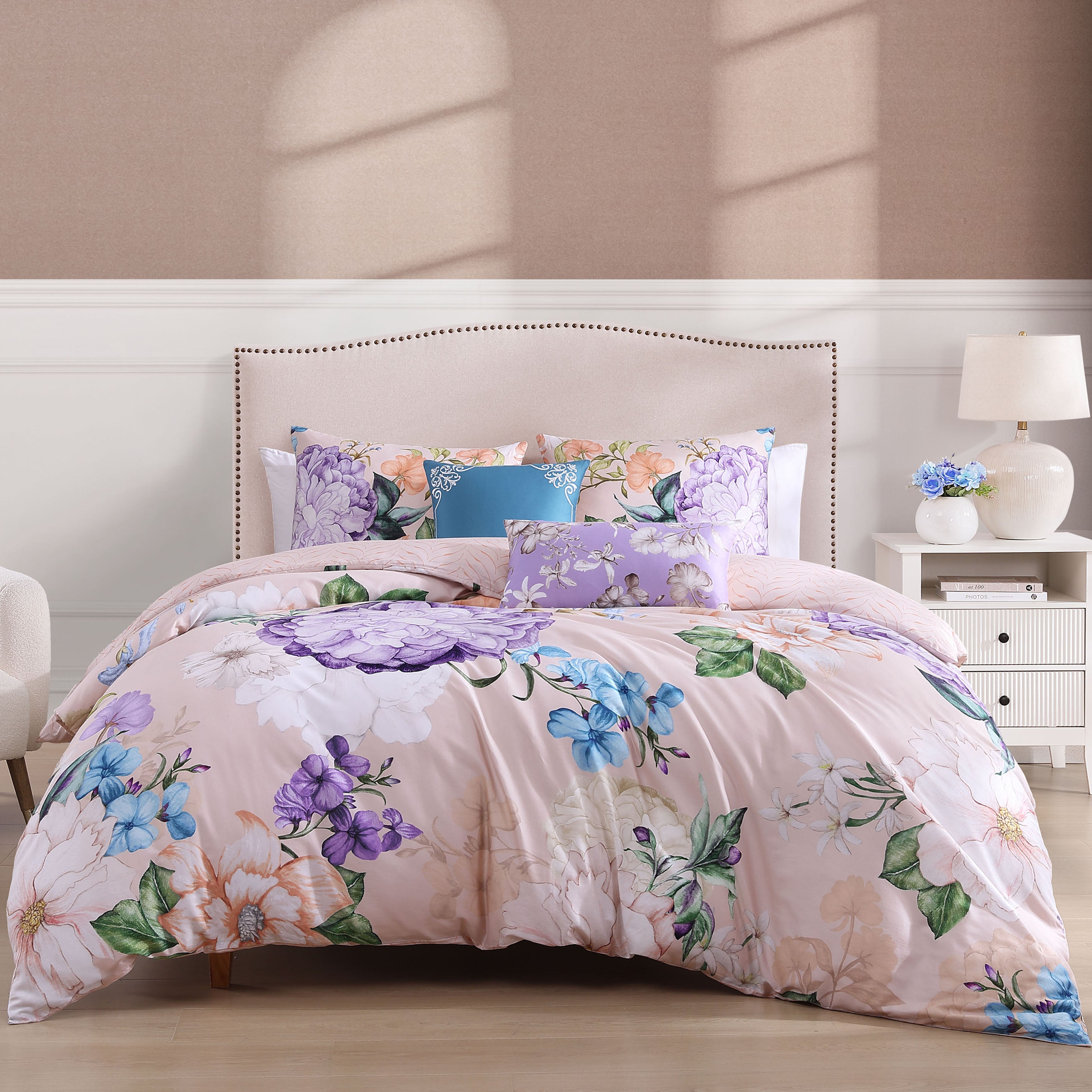 Bebejan Bright Bouquet 5 Piece Reversible Comforter Set Comforter Sets By Bebejan®