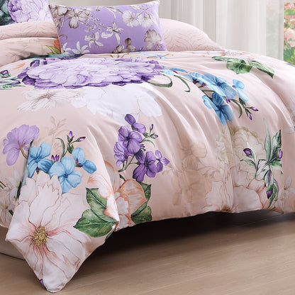 Bebejan Bright Bouquet 5 Piece Reversible Comforter Set