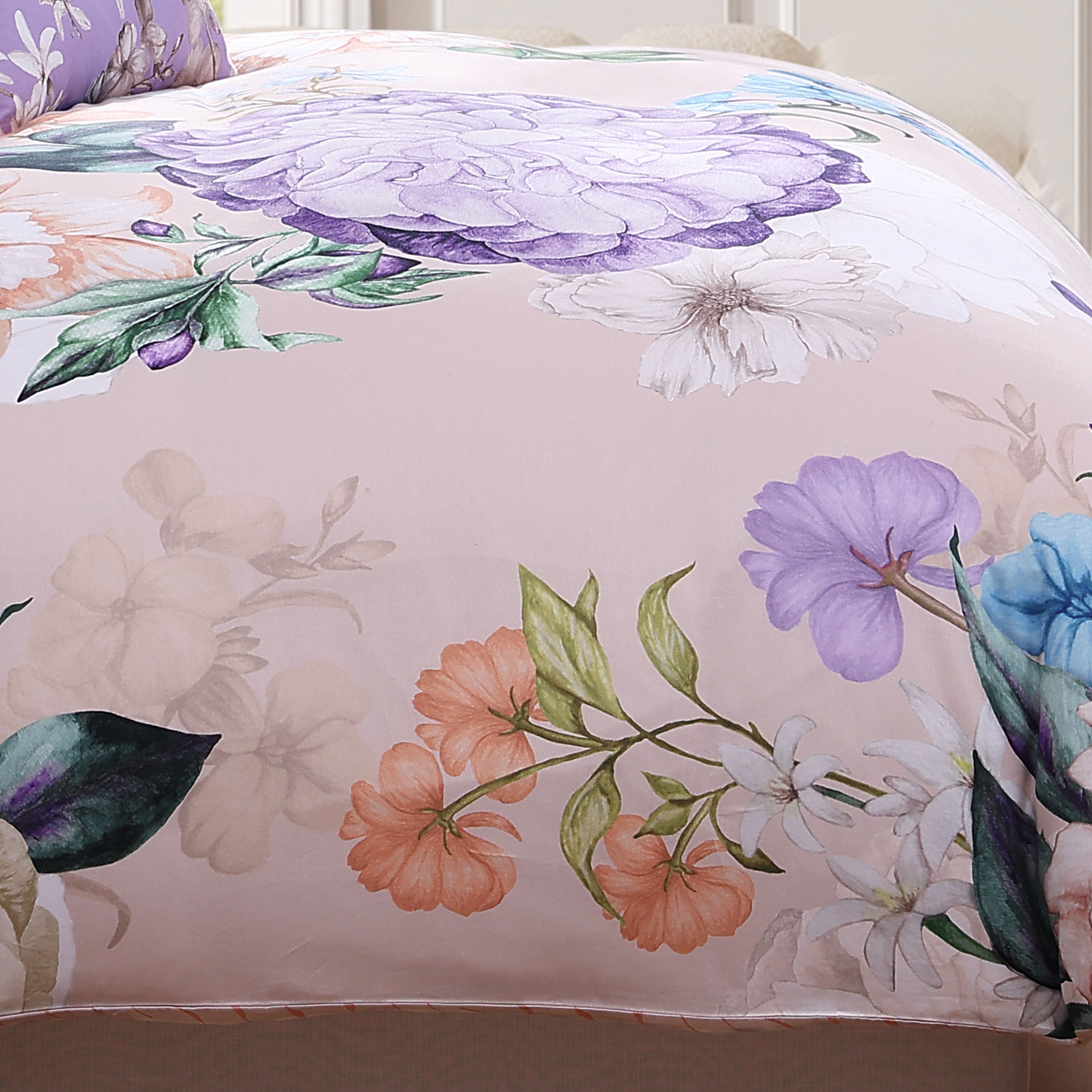Bebejan Bright Bouquet 5 Piece Reversible Comforter Set