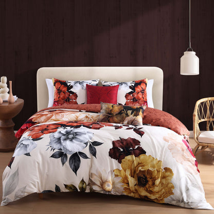 Bebejan Carnelian Flora 5 Piece Reversible Comforter Set Comforter Sets By Bebejan®