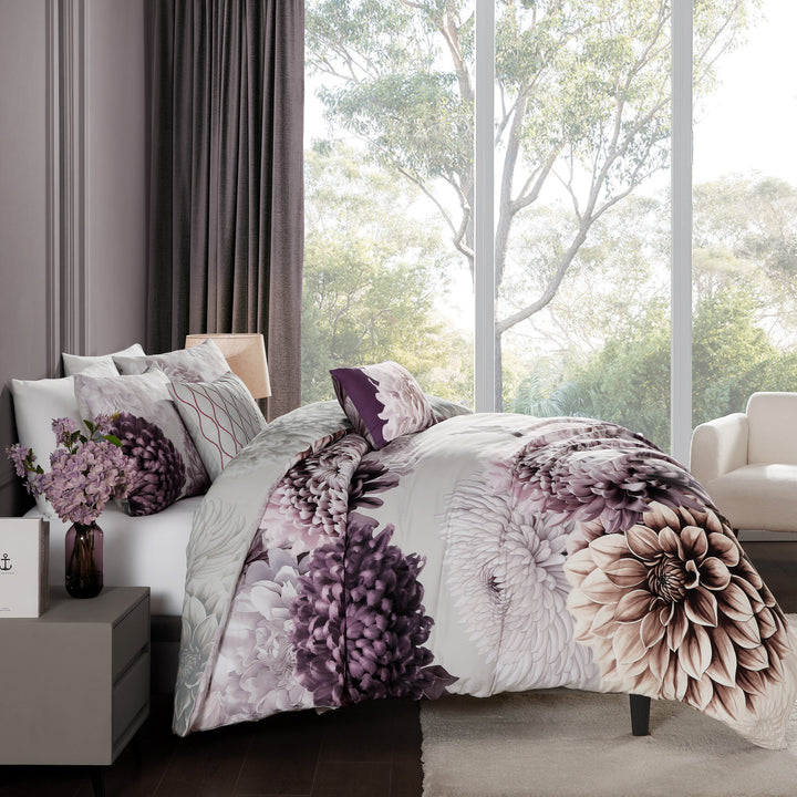 Bebejan Dahlia 5 Piece Reversible Comforter Set