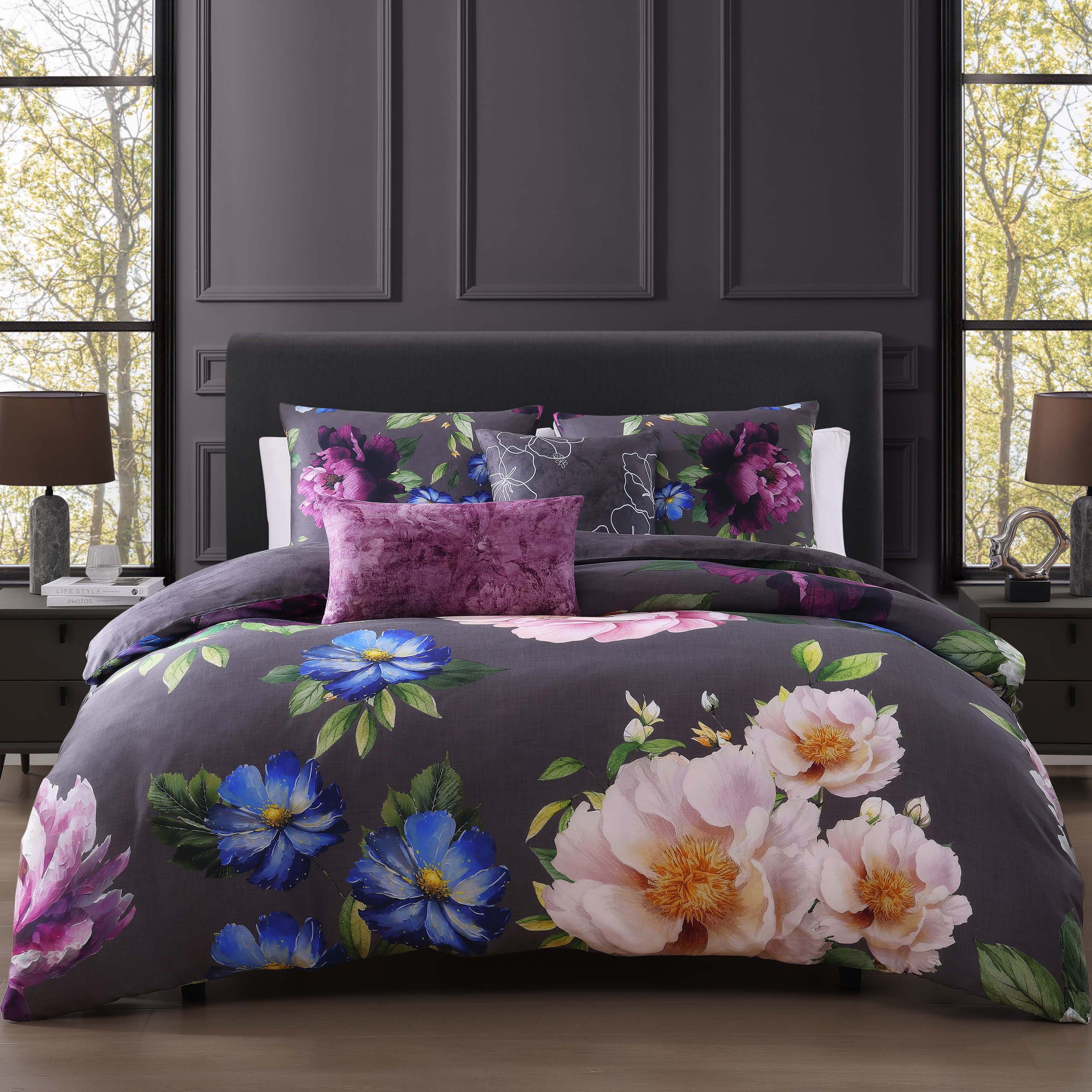 Bebejan Elegant Blossoms 5 Piece Reversible Comforter Set Comforter Sets By Bebejan®