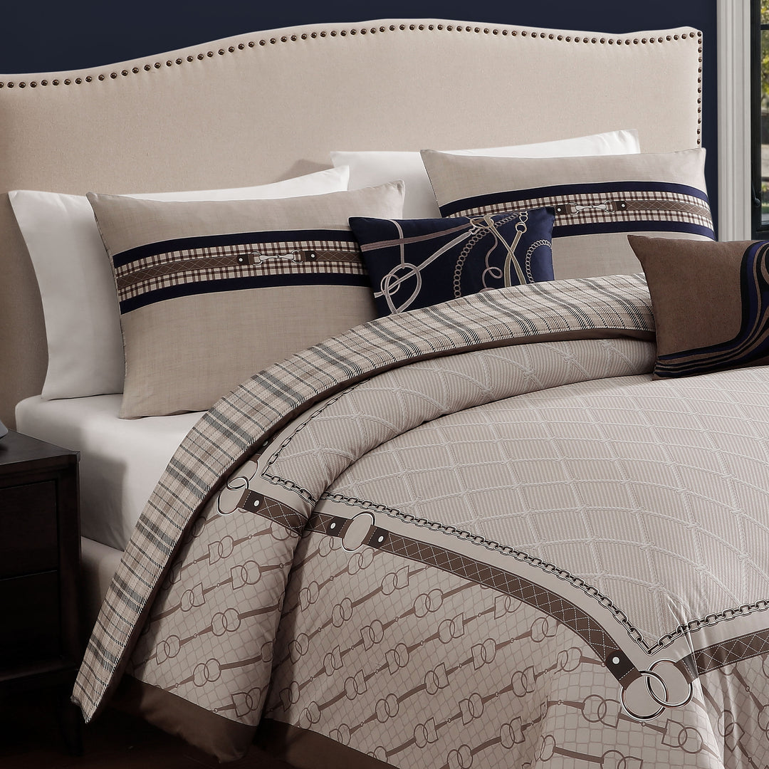Bebejan Equestrian 5 Piece Reversible Comforter Set