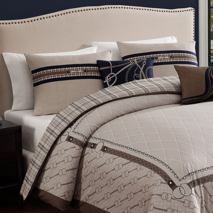 Bebejan Equestrian 5 Piece Reversible Comforter Set