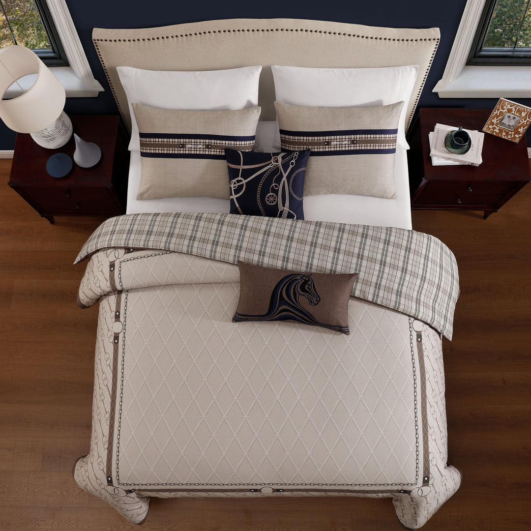 Bebejan Equestrian 5 Piece Reversible Comforter Set