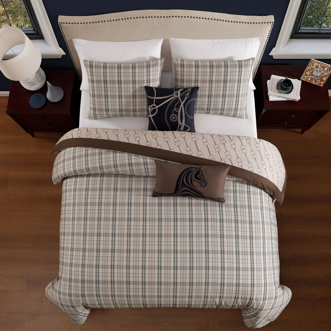 Bebejan Equestrian 5 Piece Reversible Comforter Set