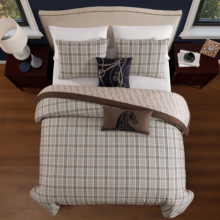 Bebejan Equestrian 5 Piece Reversible Comforter Set