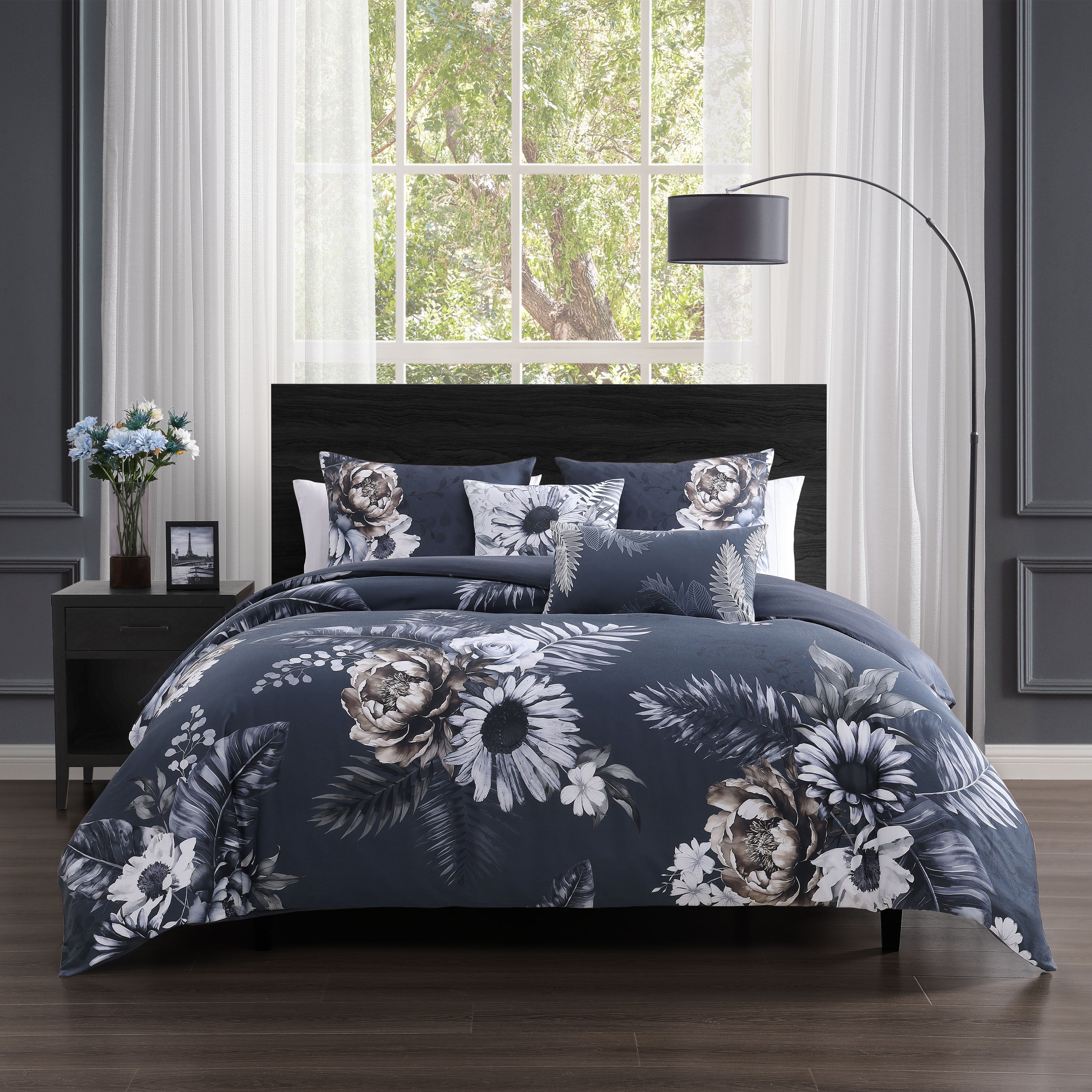 Bebejan Forget Me Not 5 Piece Reversible Comforter Set