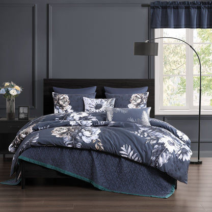 Bebejan Forget Me Not 5 Piece Reversible Comforter Set