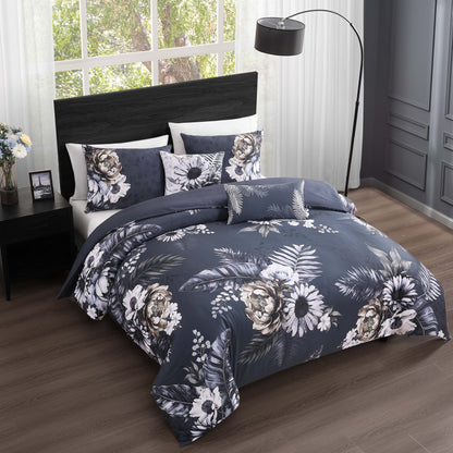 Bebejan Forget Me Not 5 Piece Reversible Comforter Set